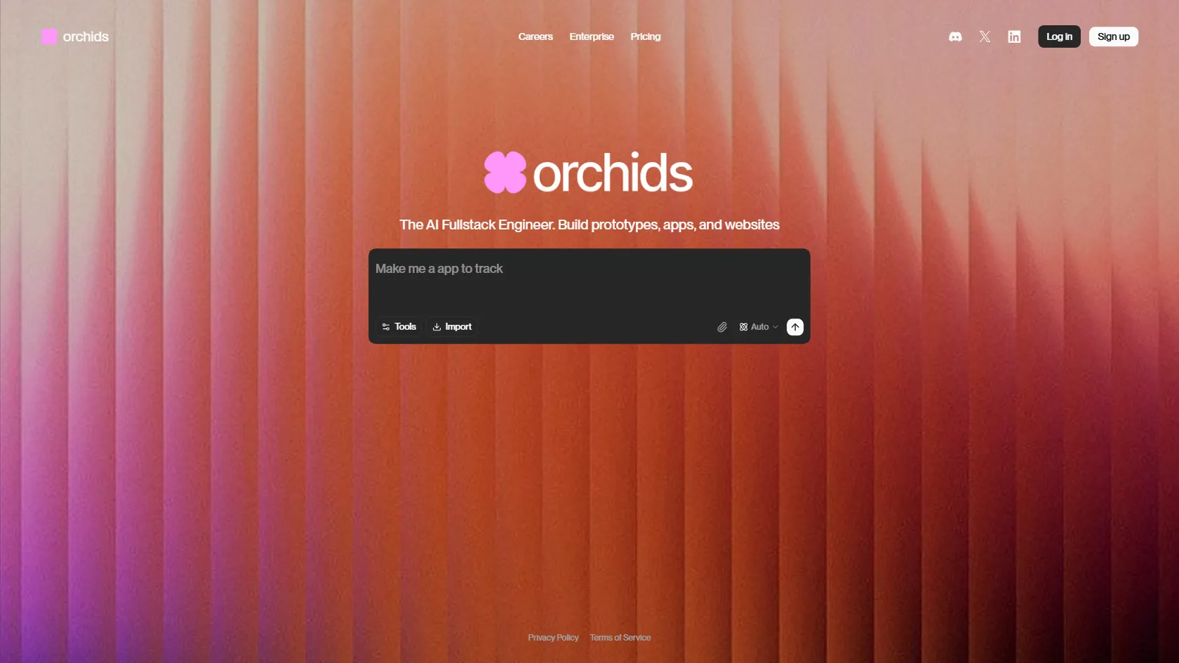 Screenshot or logo of Orchids tool