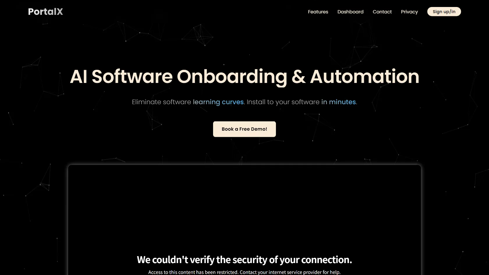 PortalX screen shot
