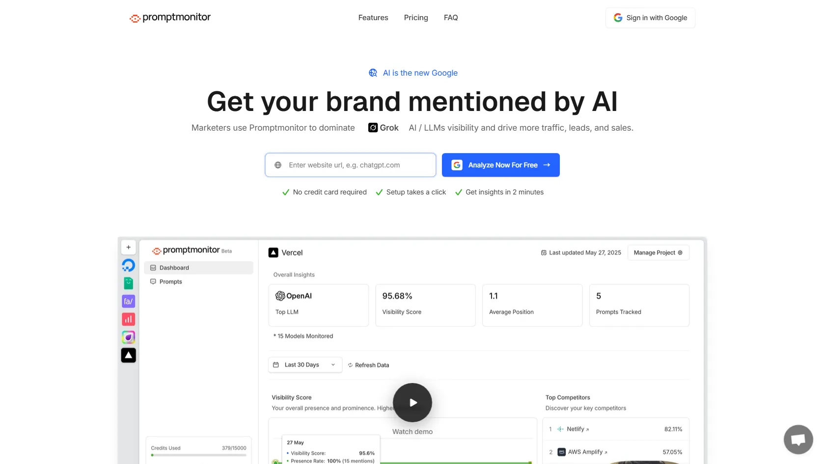 Screenshot or logo of Prompt Monitor tool