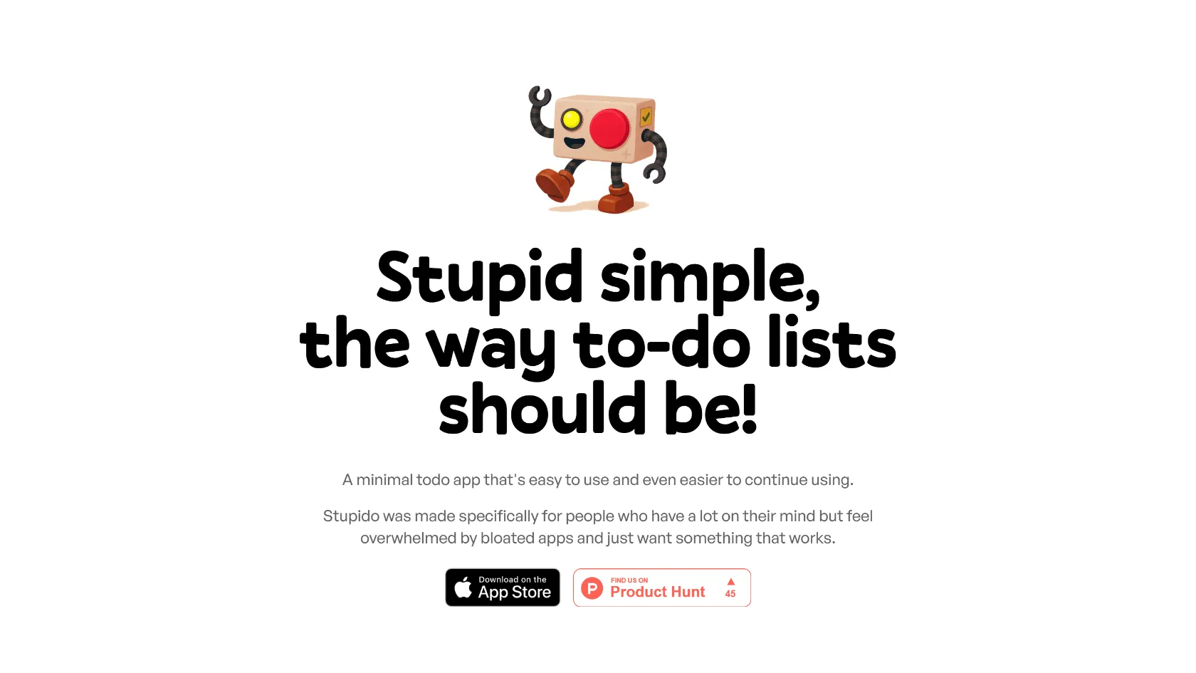 Stupido screen shot