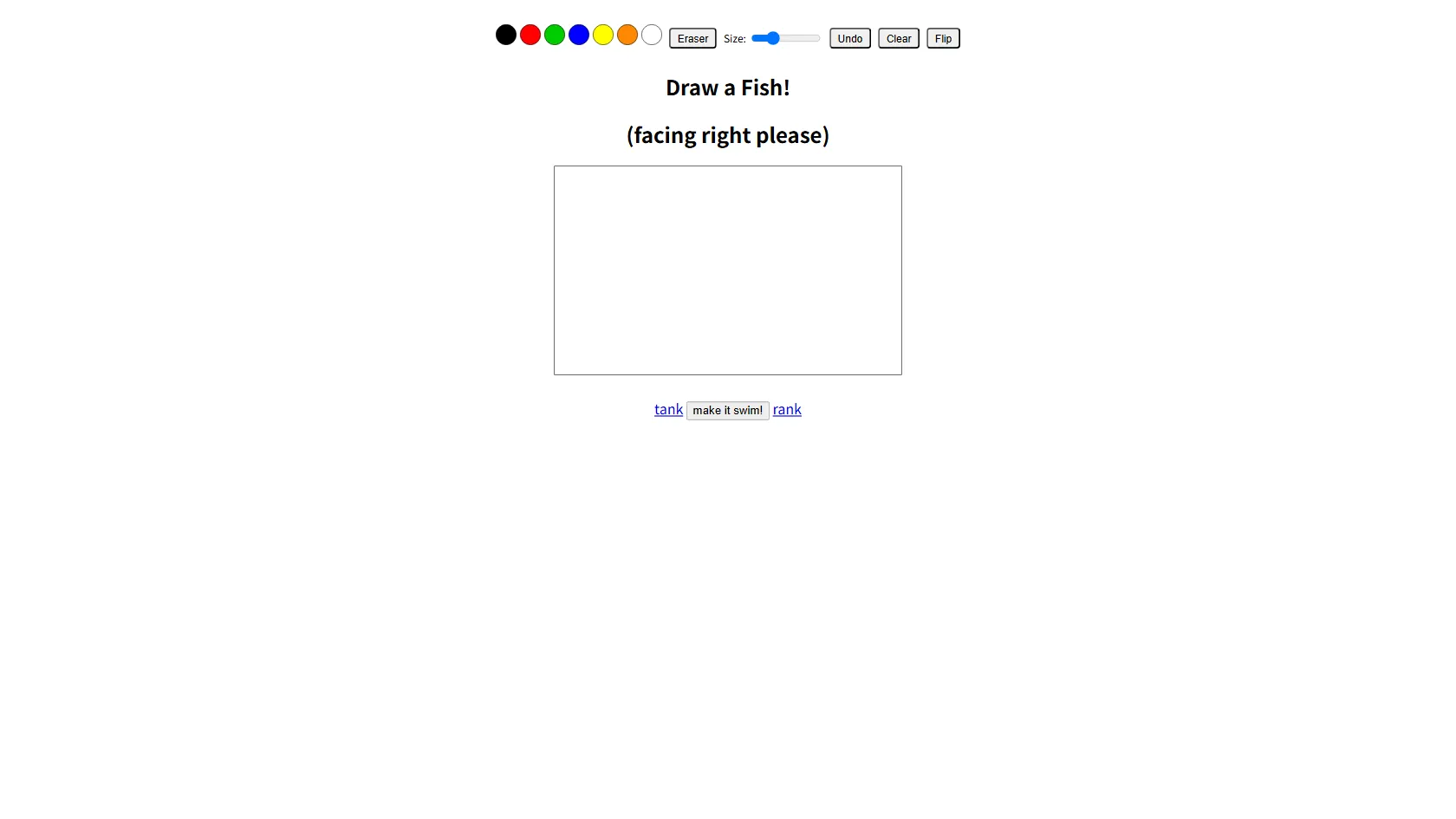 DrawAFish.com screen shot