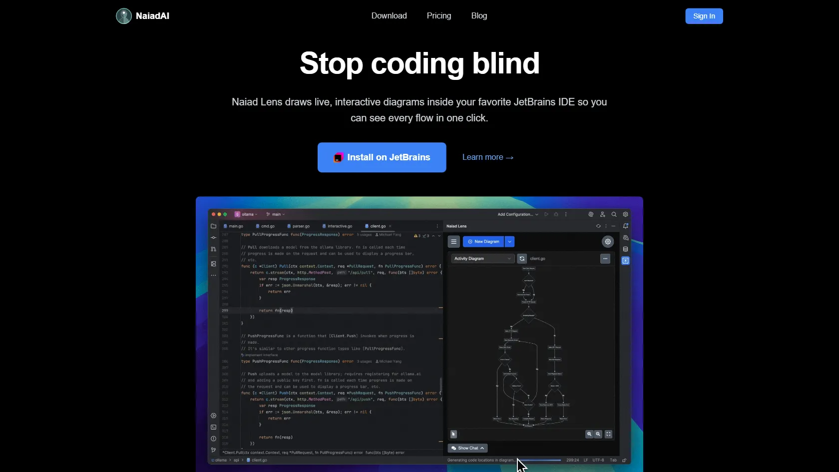 NaiadAI screen shot
