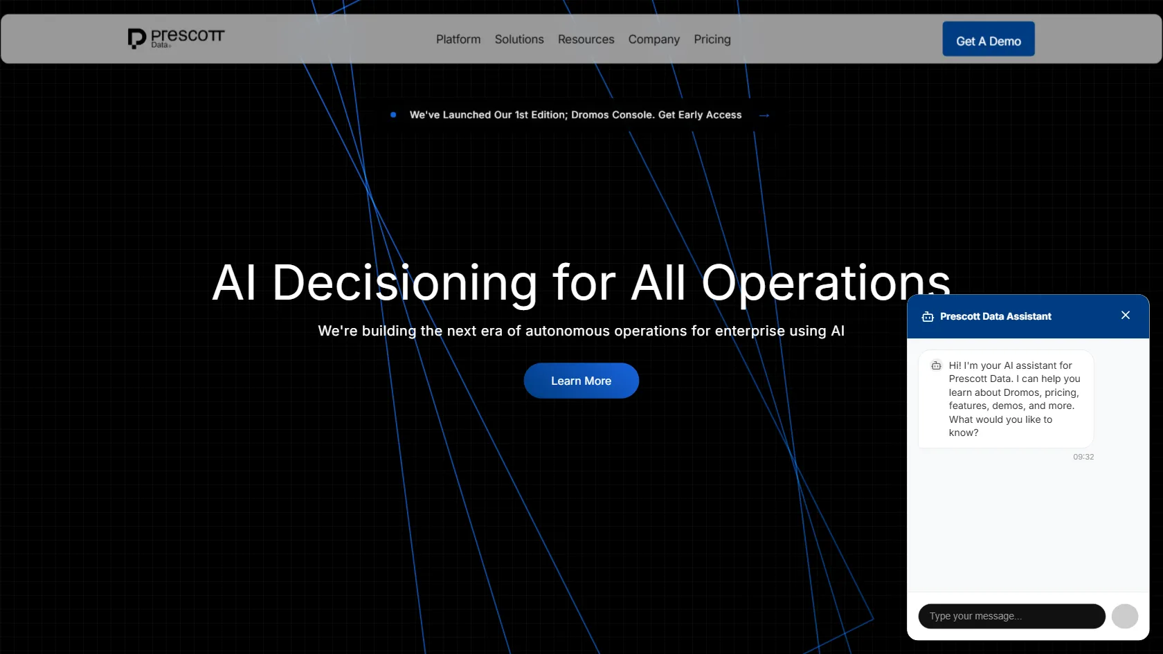 Screenshot or logo of Dromos tool