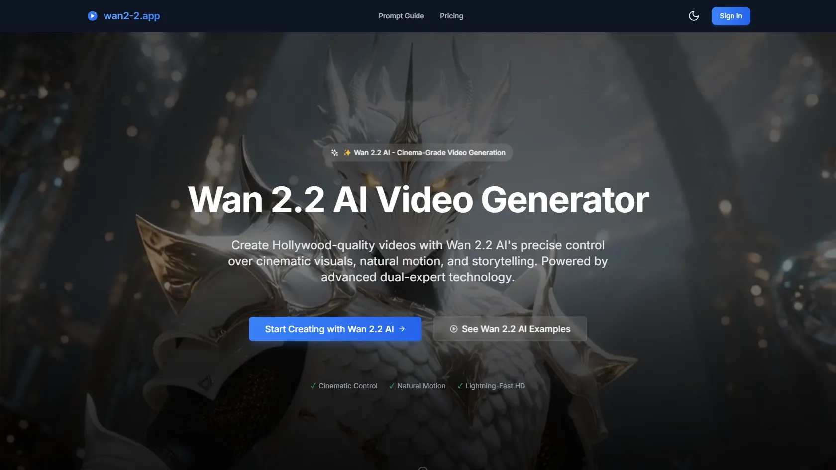 Wan 2.2 screen shot