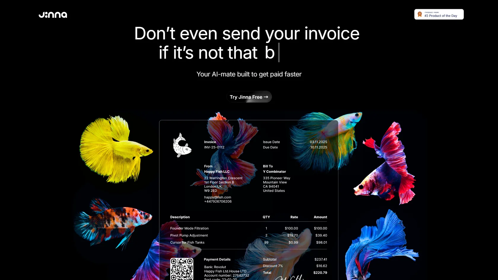 Jinna.ai screen shot