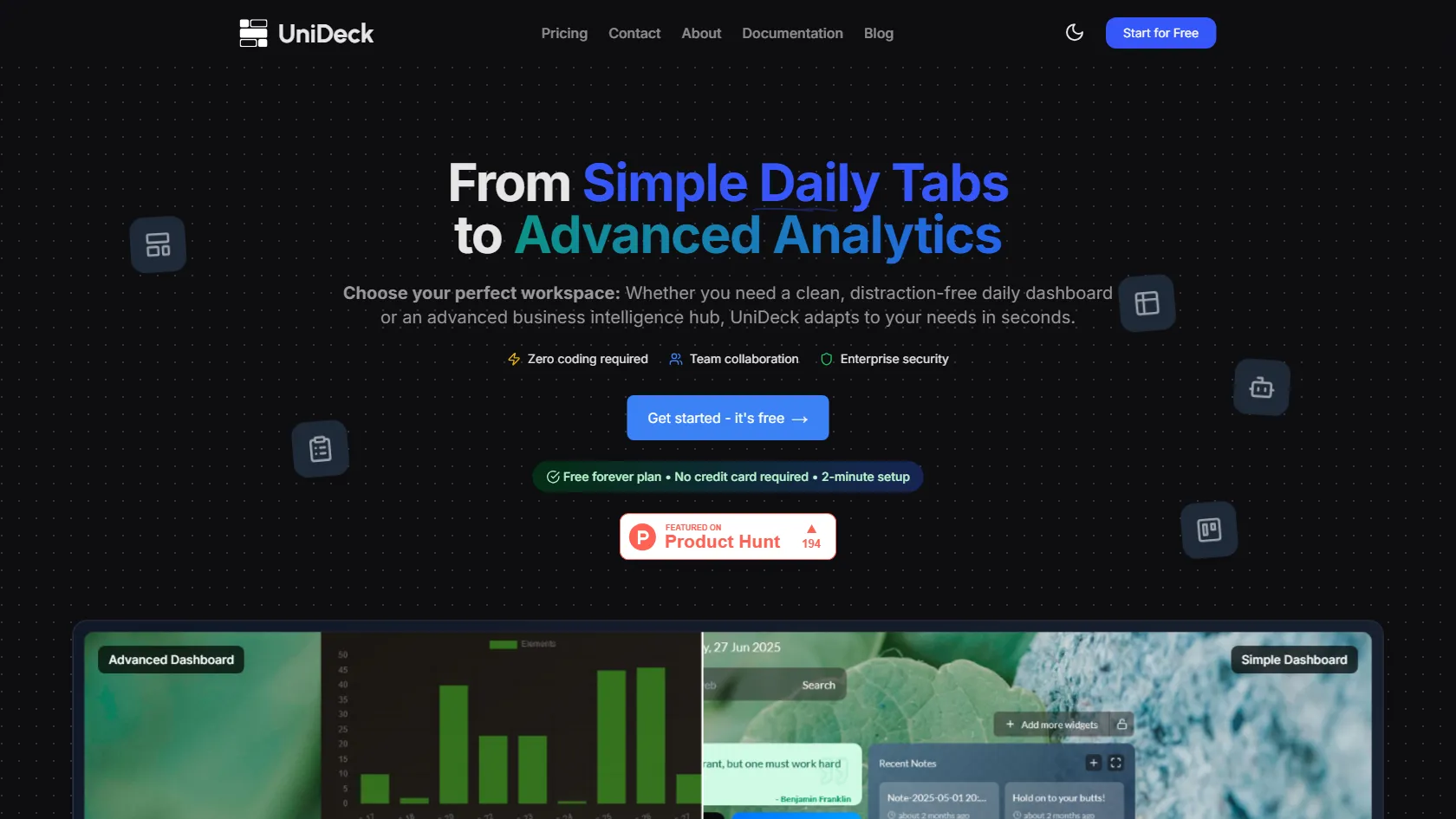 UniDeck screen shot