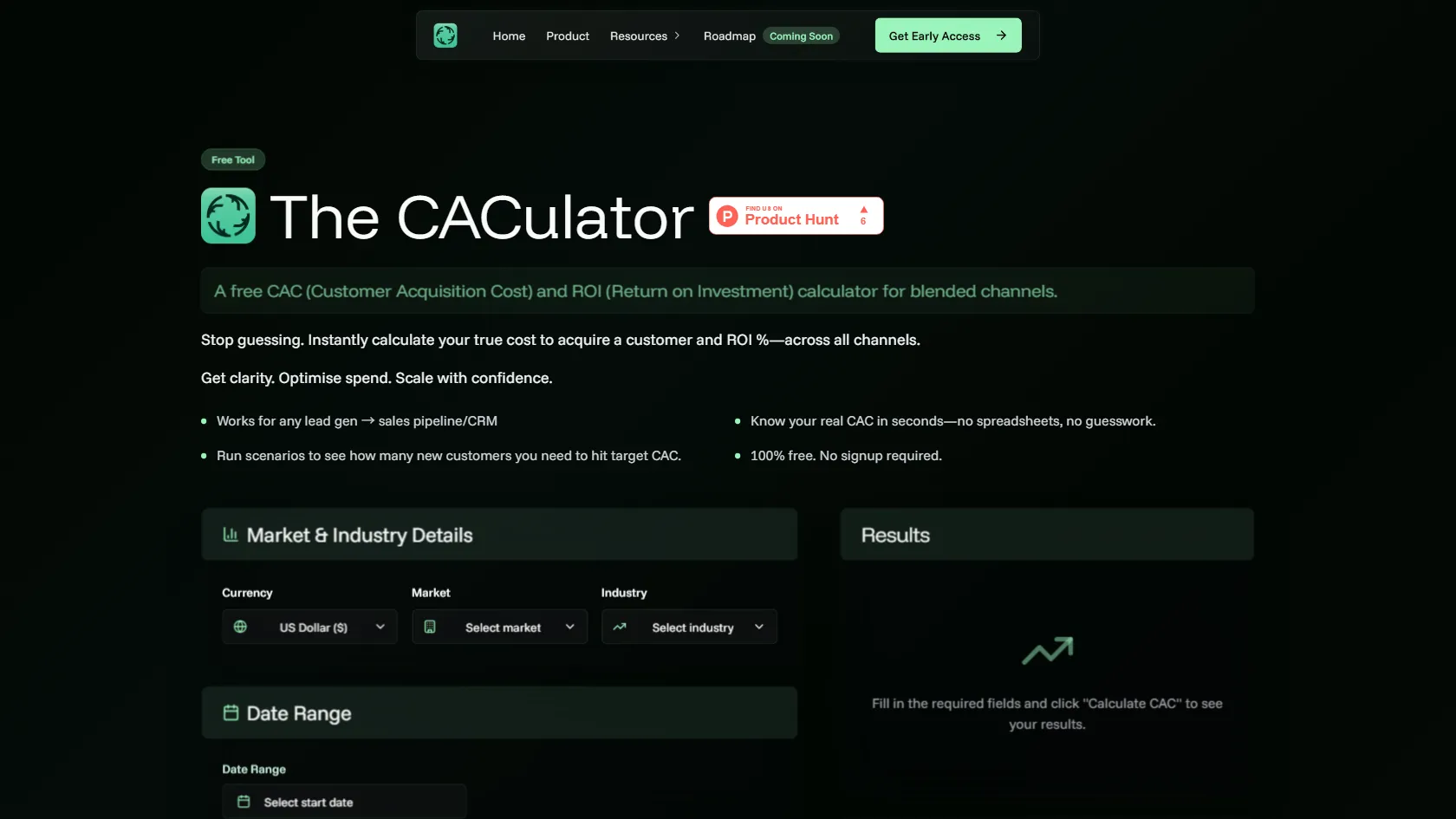 CACulator screen shot