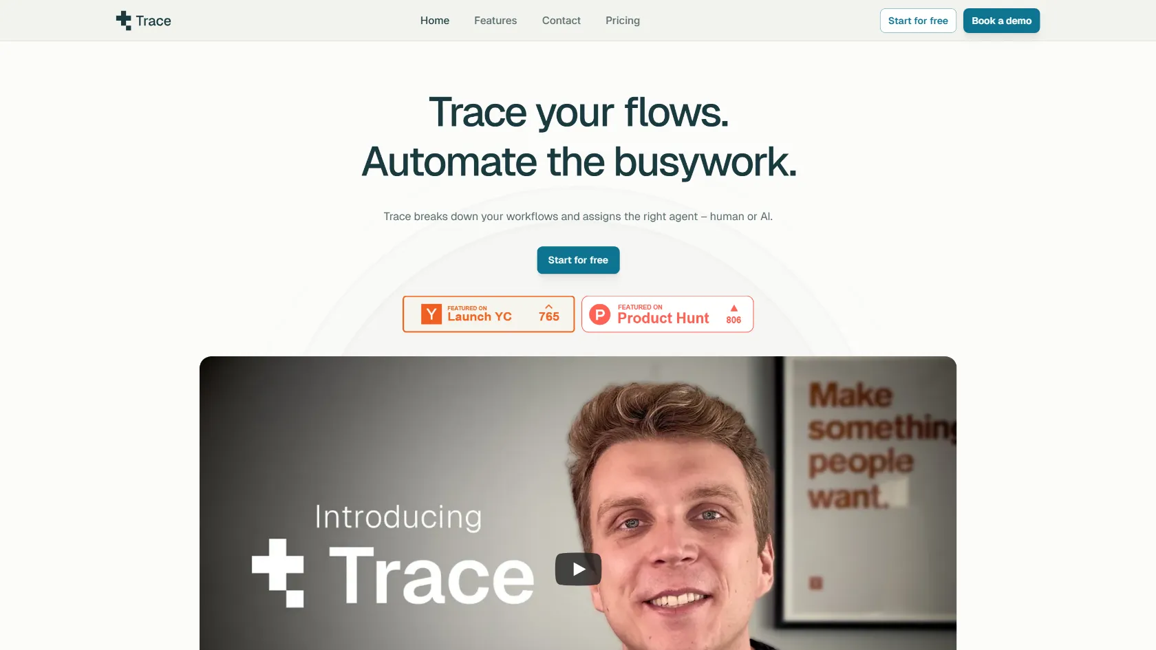 Trace screen shot