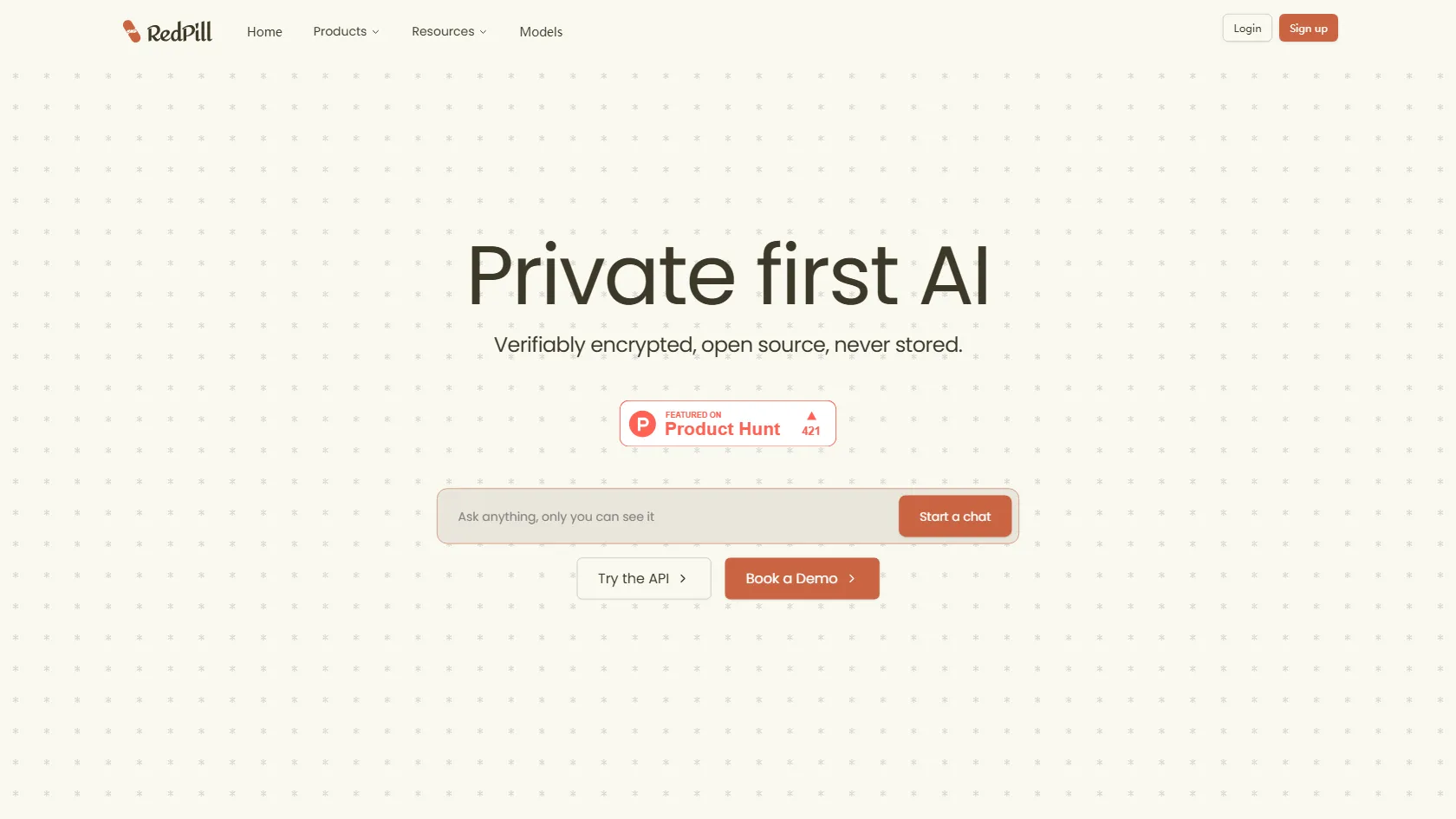 Screenshot or logo of RedPill tool