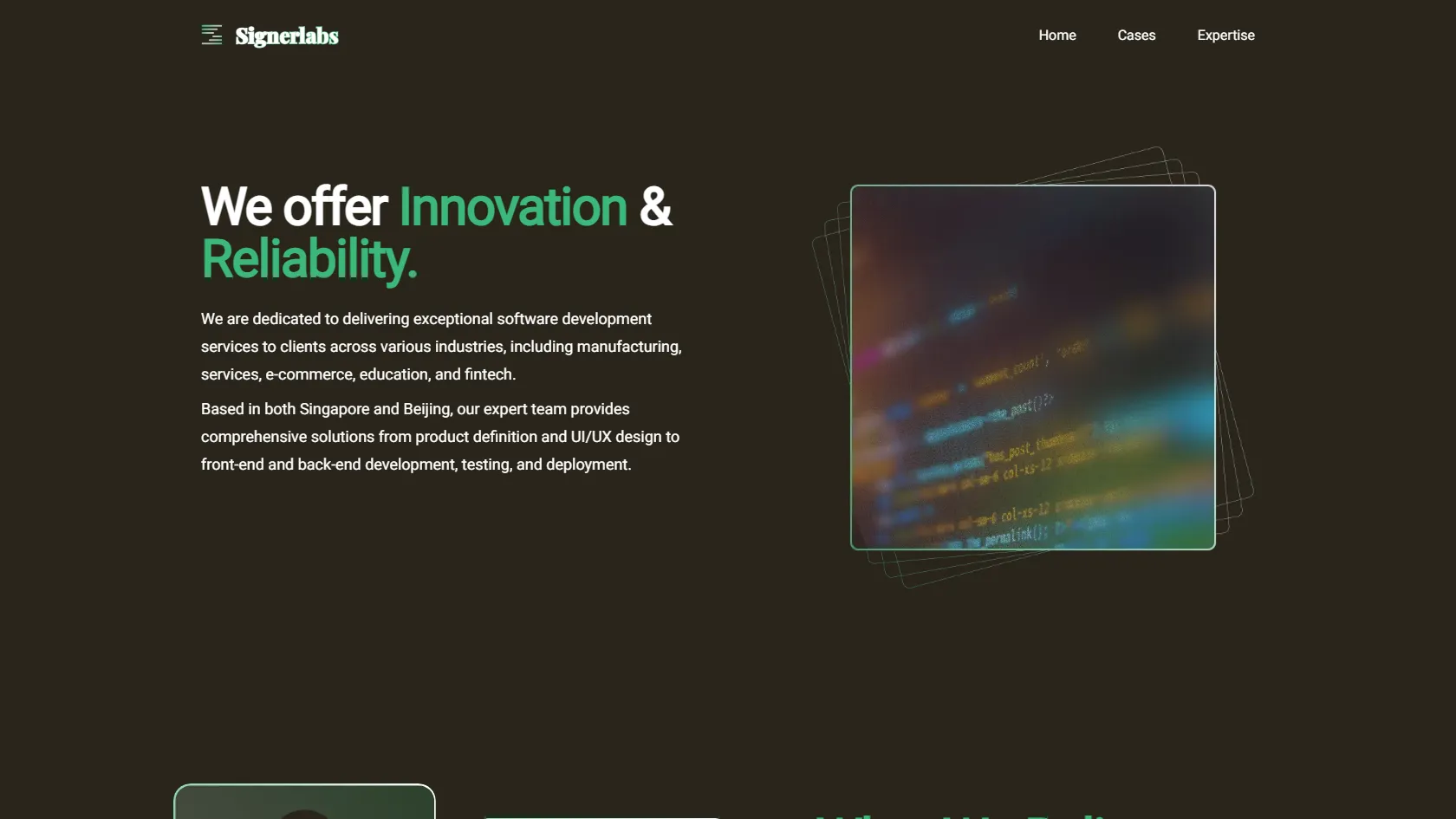 Signer Labs screen shot