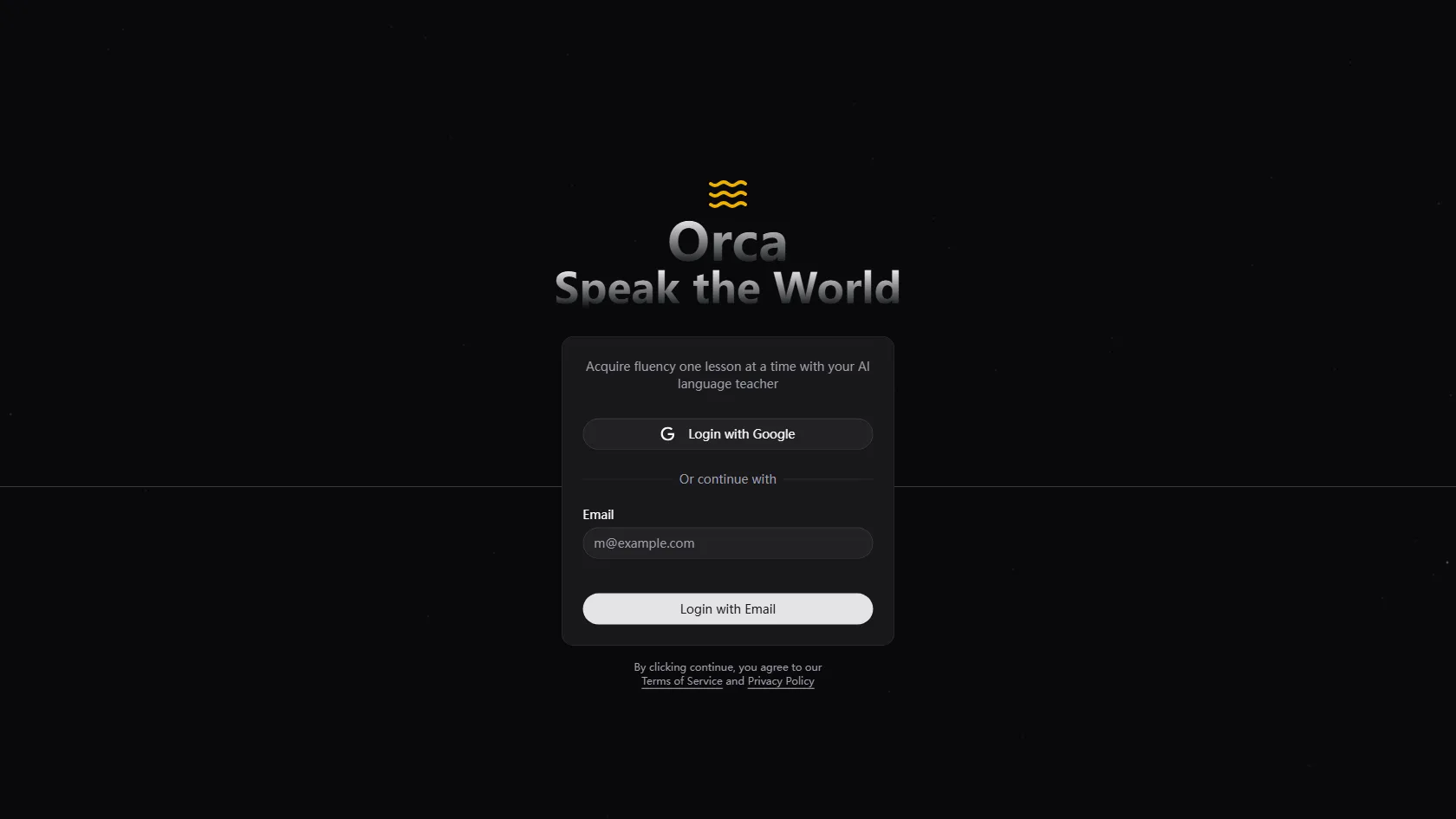 Screenshot or logo of Orca tool