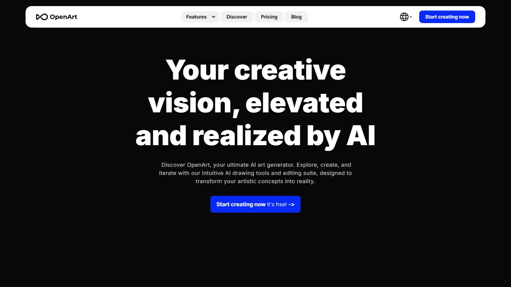 OpenArt screen shot