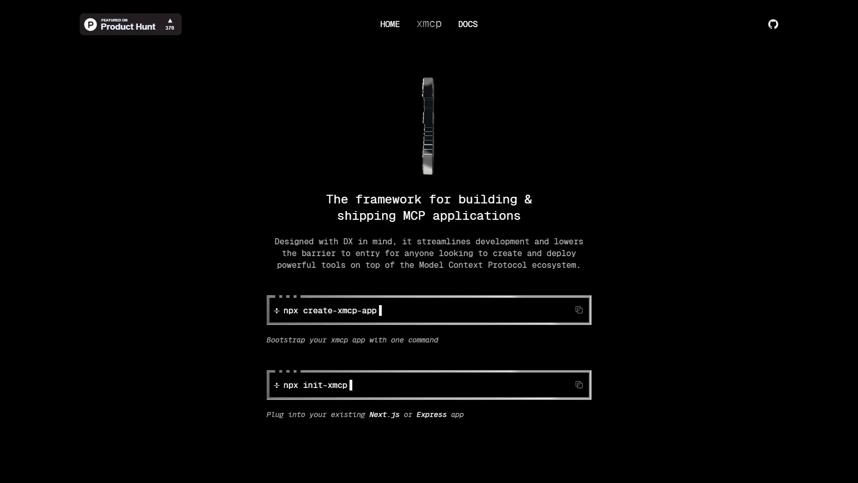 xmcp screen shot
