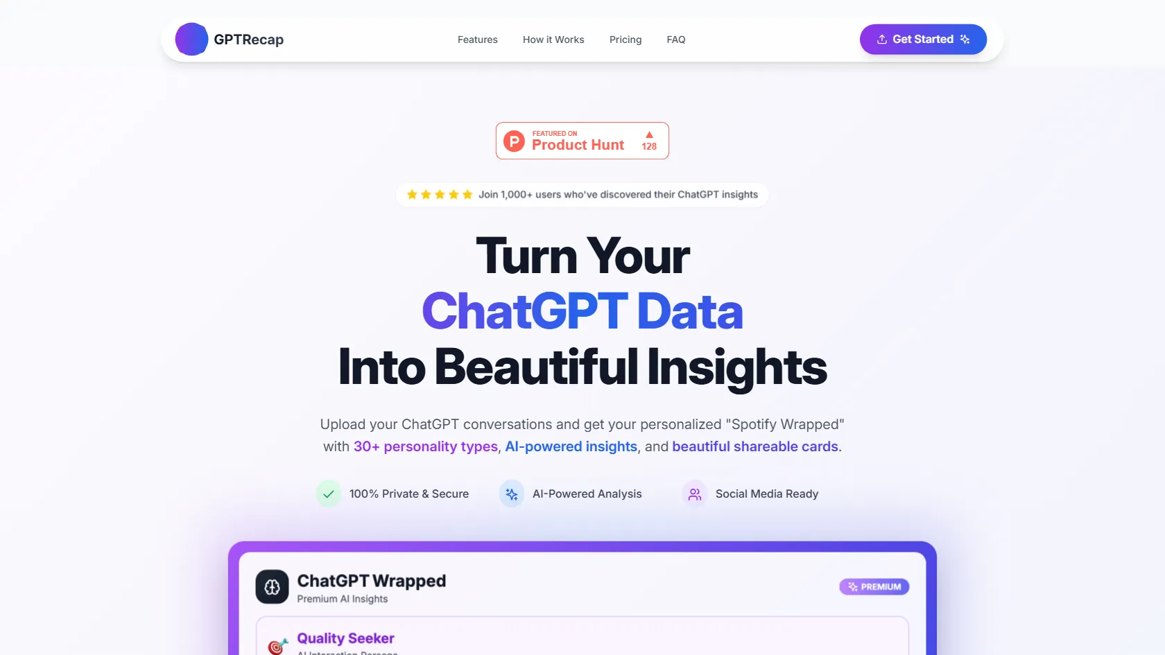 GPTRecap screen shot