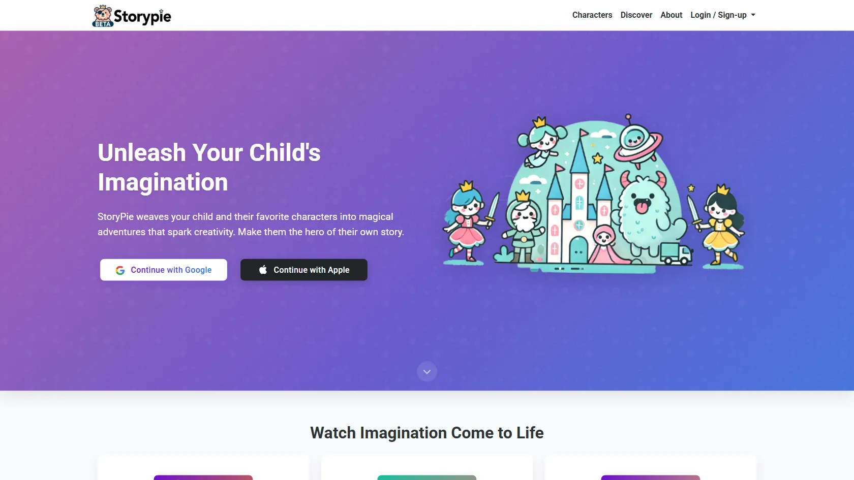 StoryPie screen shot