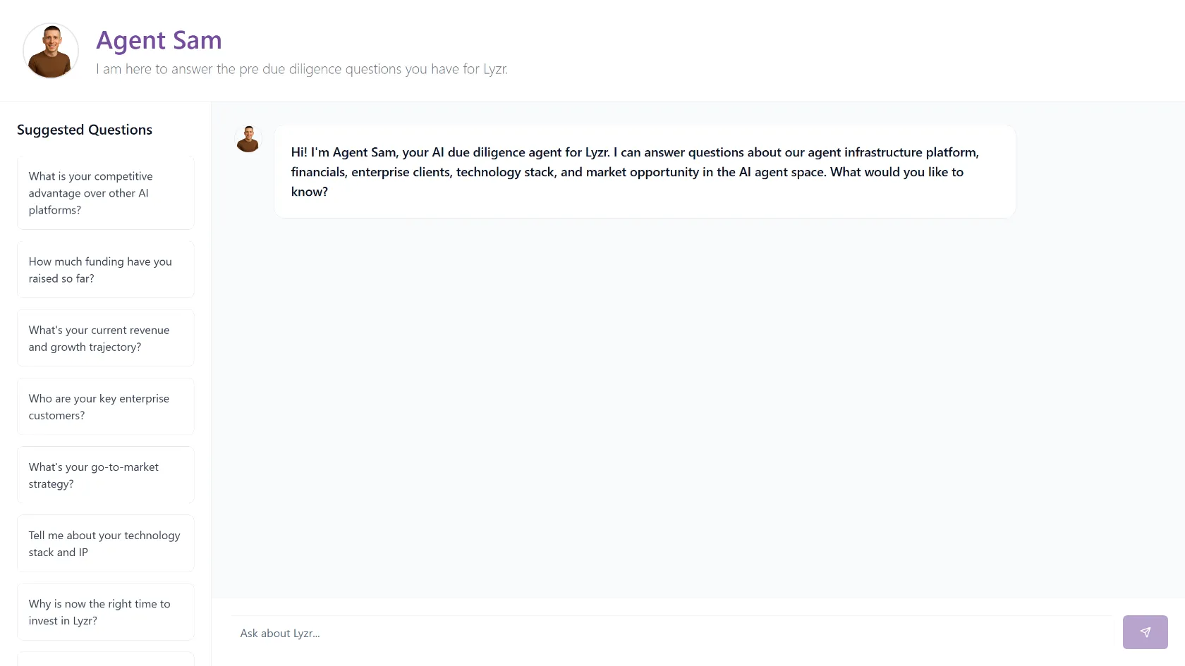 Screenshot or logo of Agent Sam tool