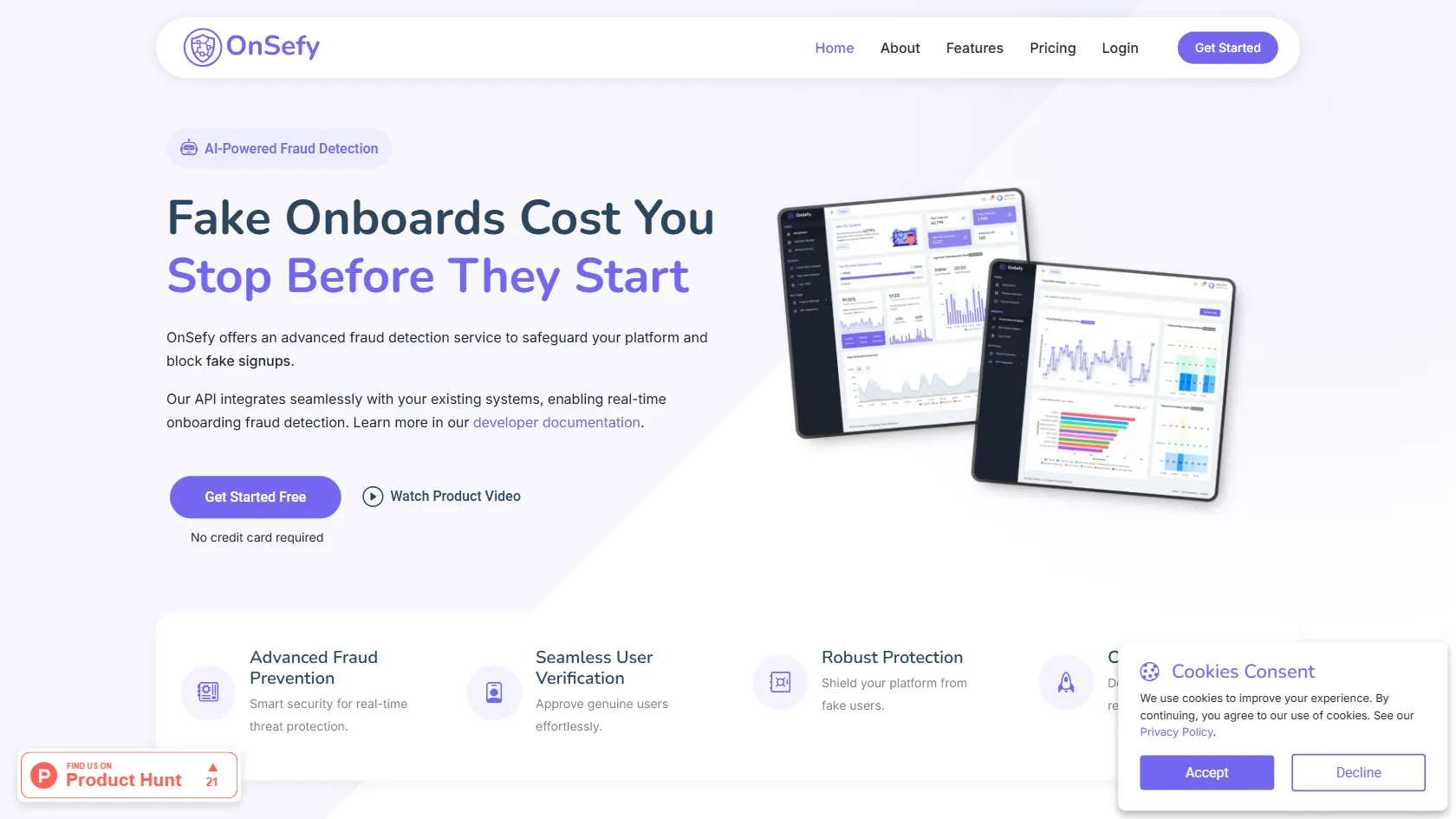 Screenshot or logo of OnSefy tool