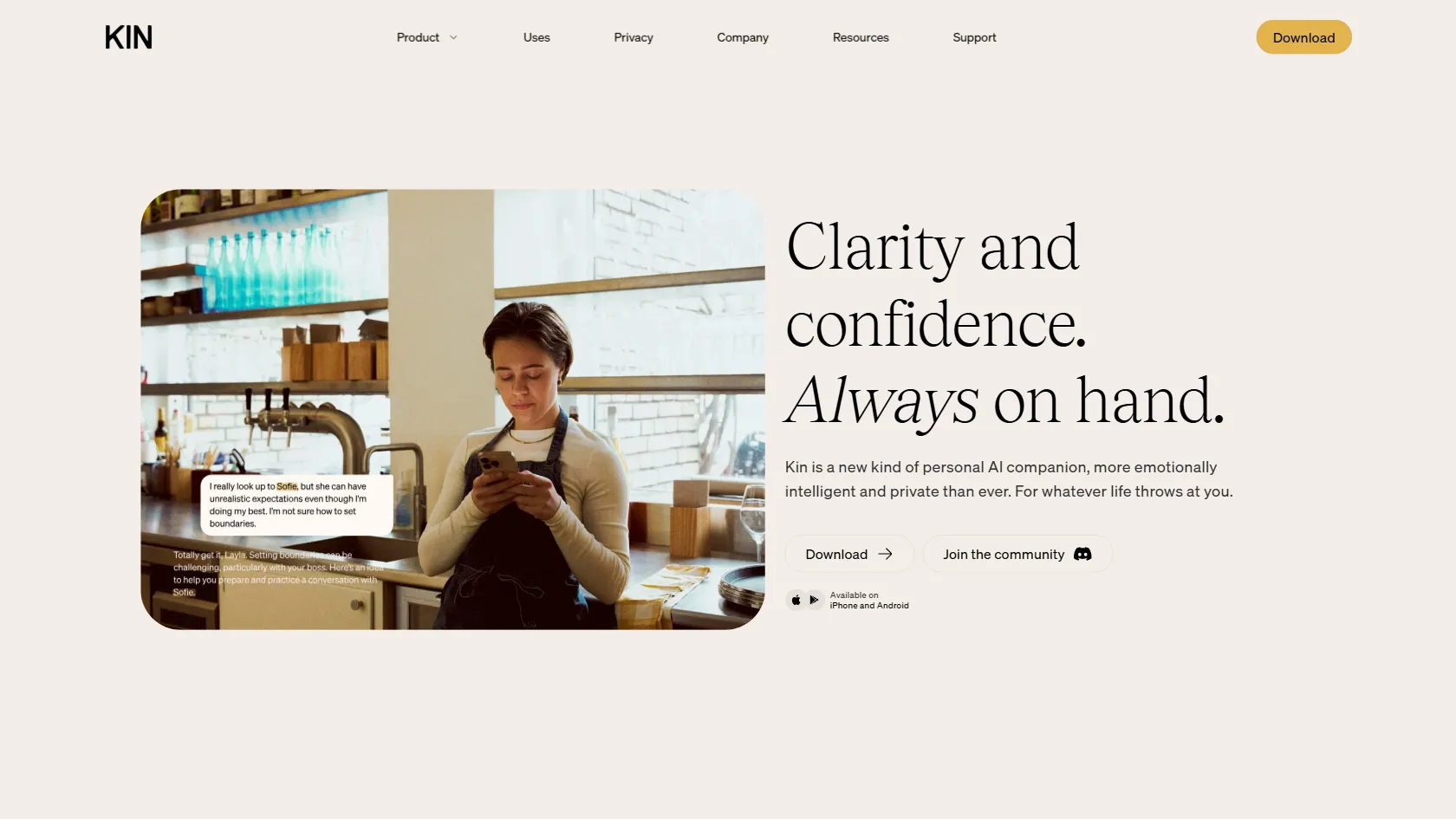 Kin screen shot
