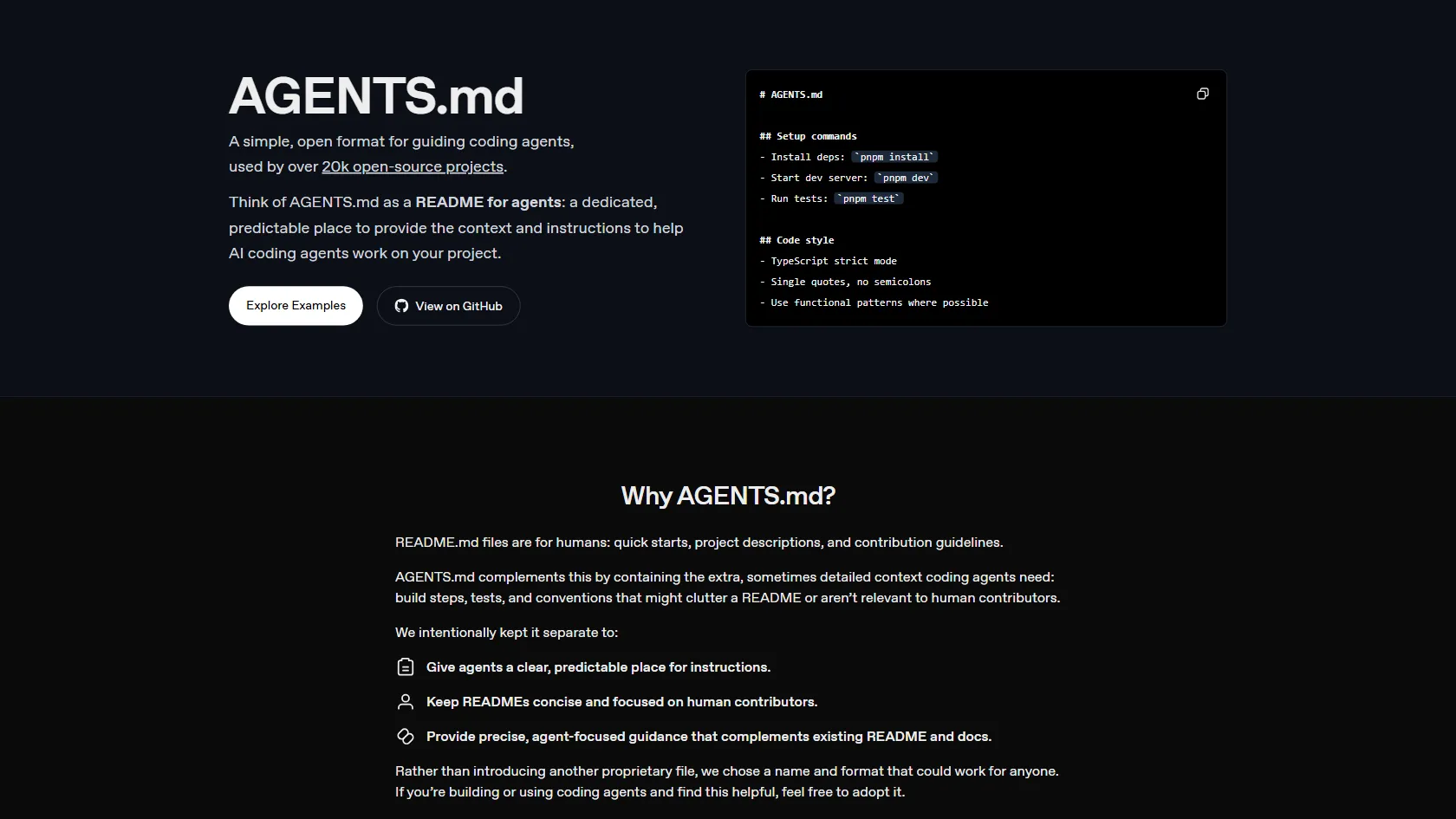 AGENTS.md screen shot