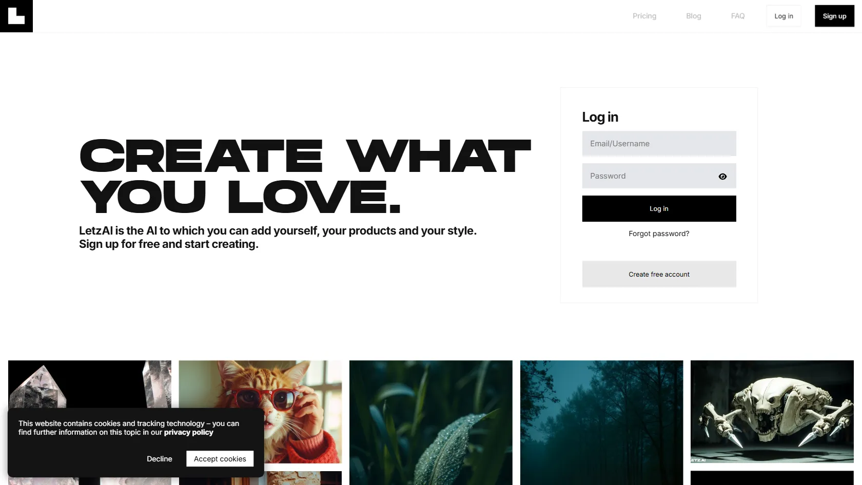 LetzAI screen shot