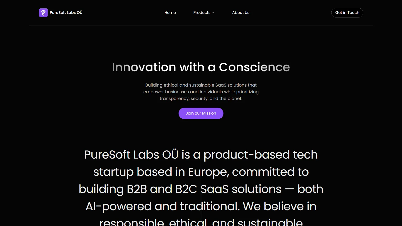 PureSoft Labs OÜ screen shot
