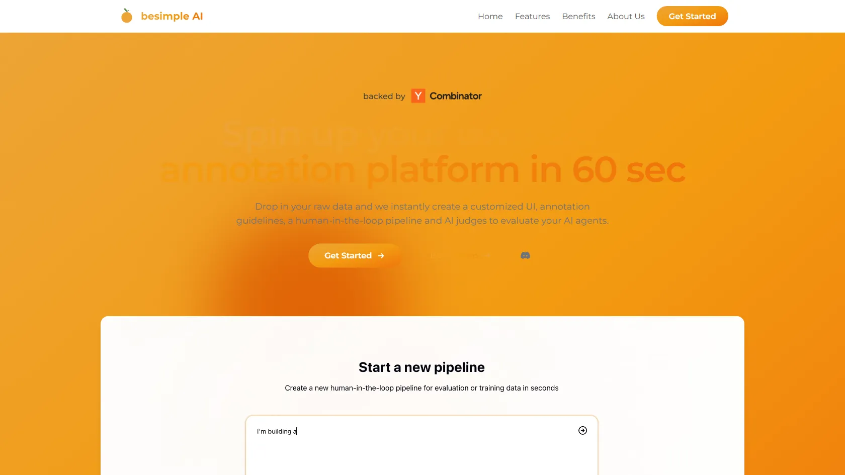 Screenshot or logo of besimple AI tool