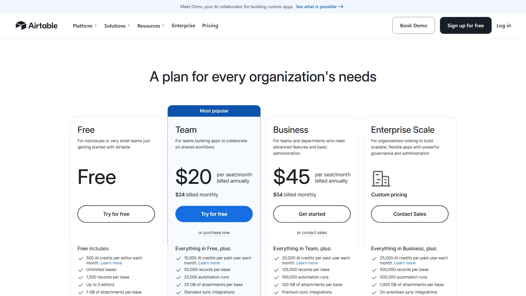 Airtable screen shot