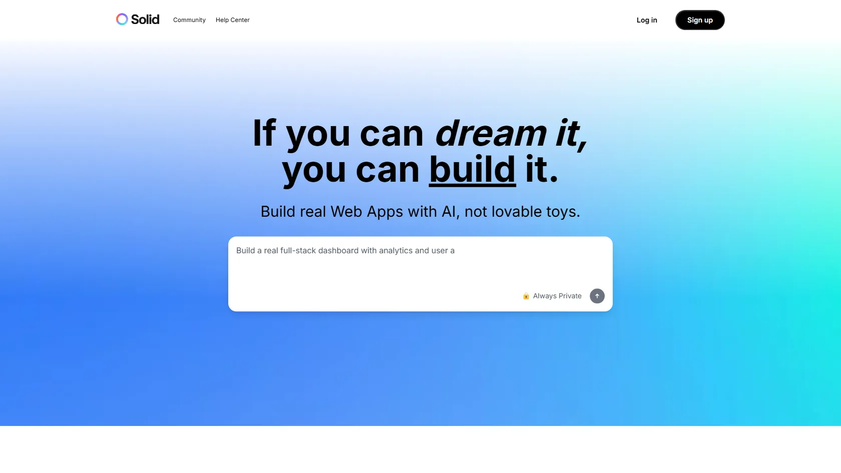 Screenshot or logo of Solid tool