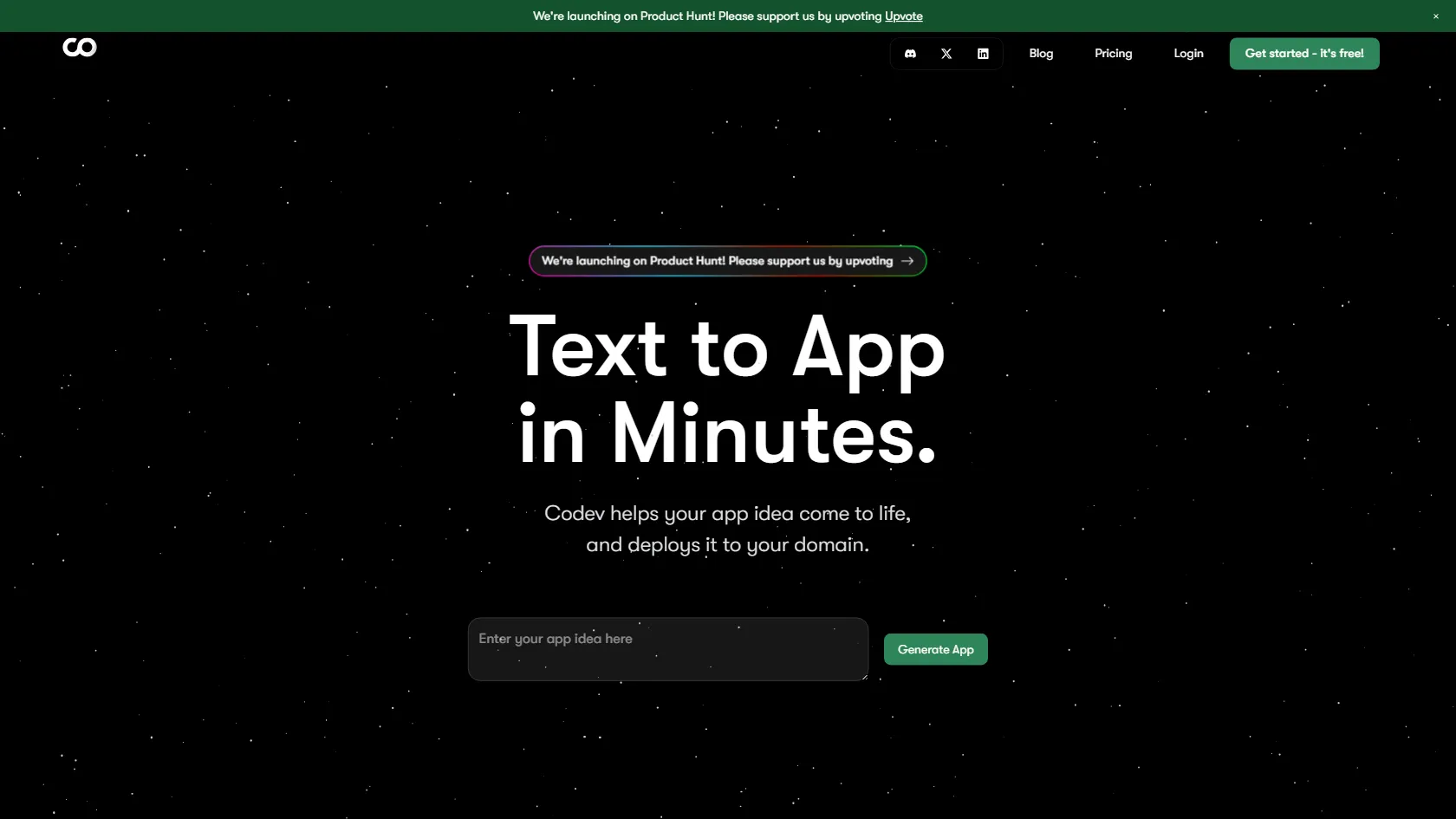 Codev screen shot