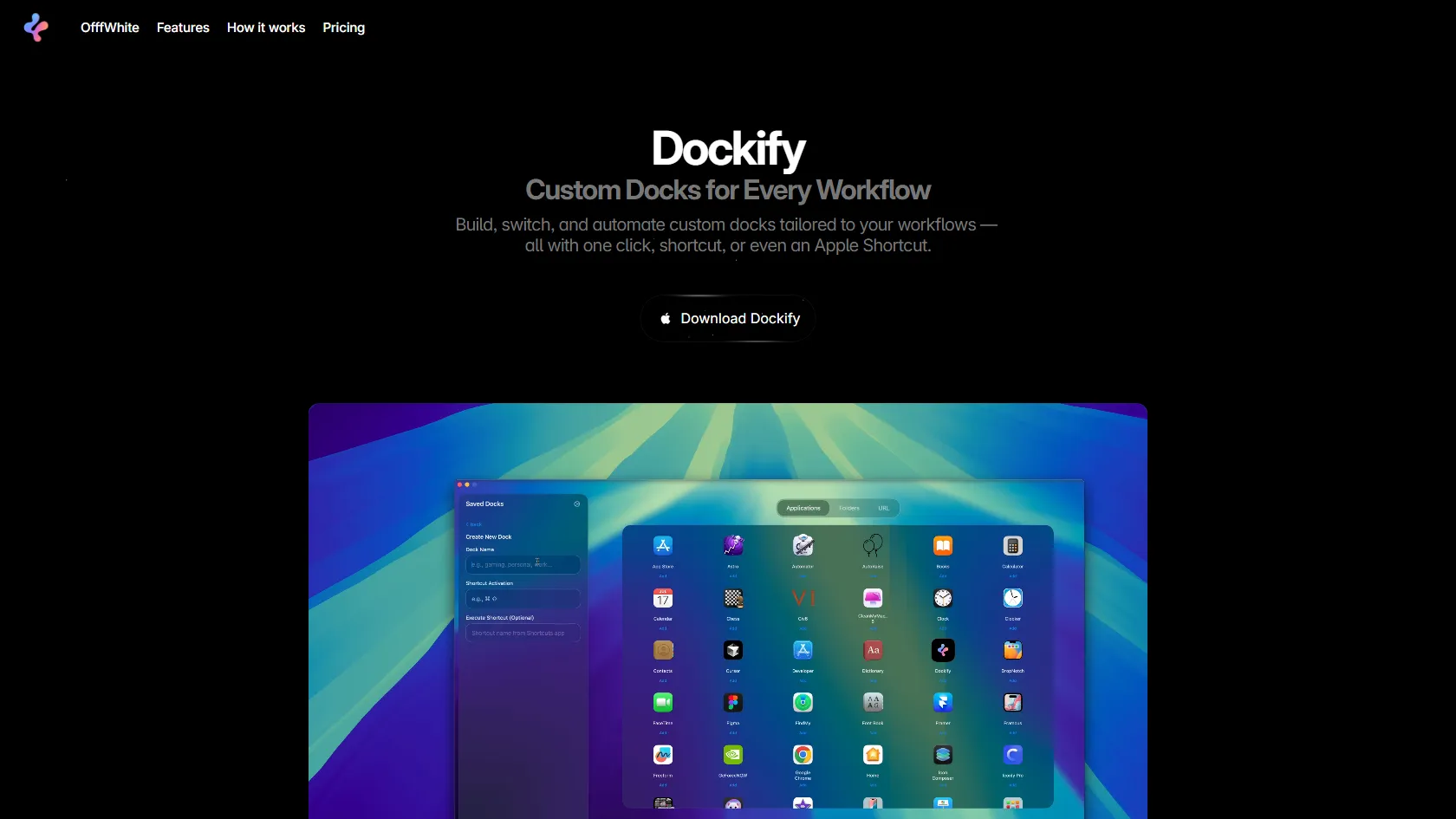 Screenshot or logo of Dockify tool