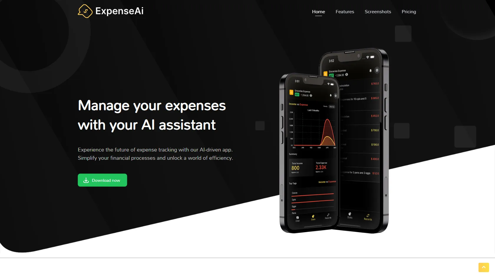 Expense Ai screen shot
