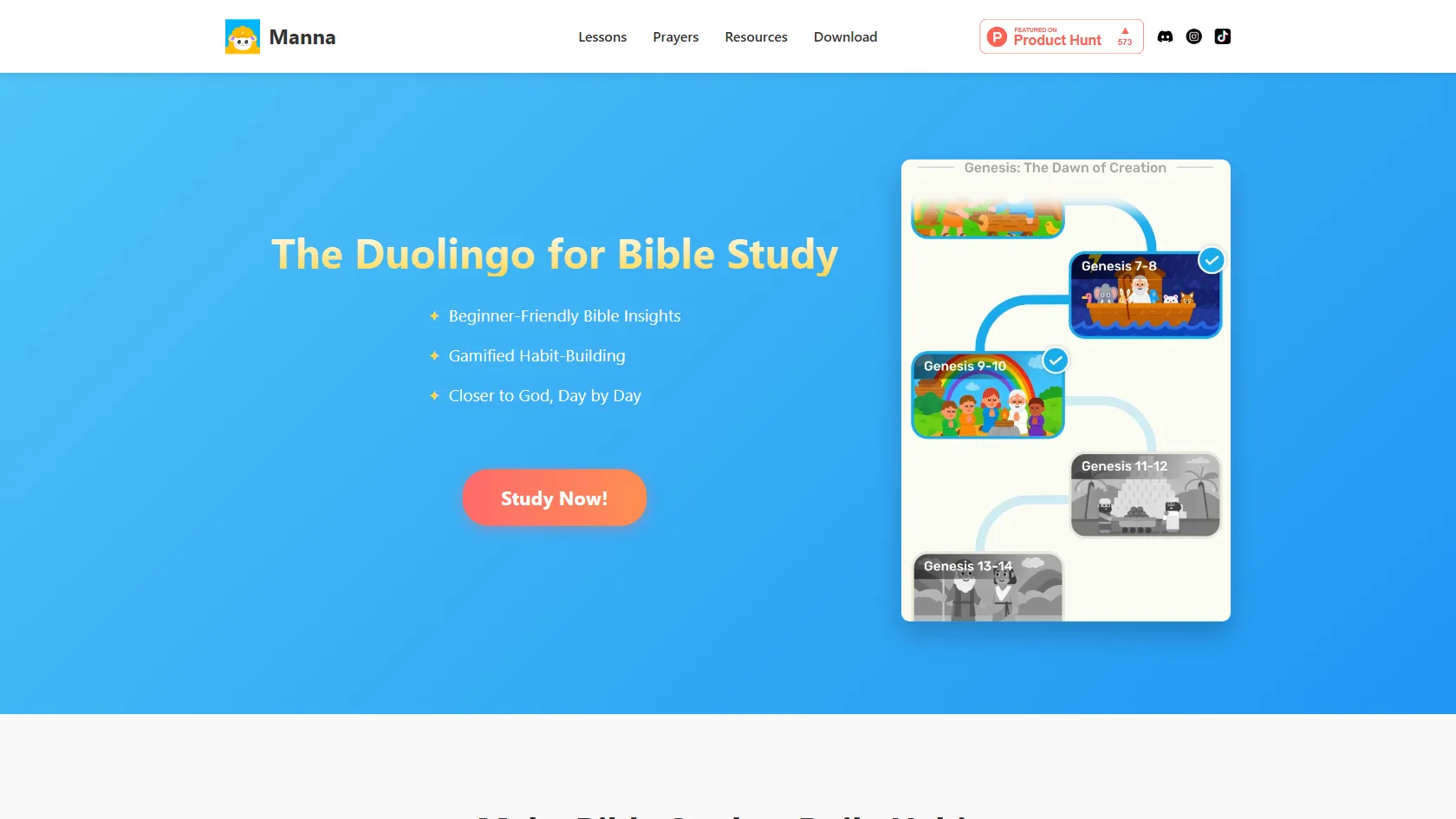 Manna screen shot