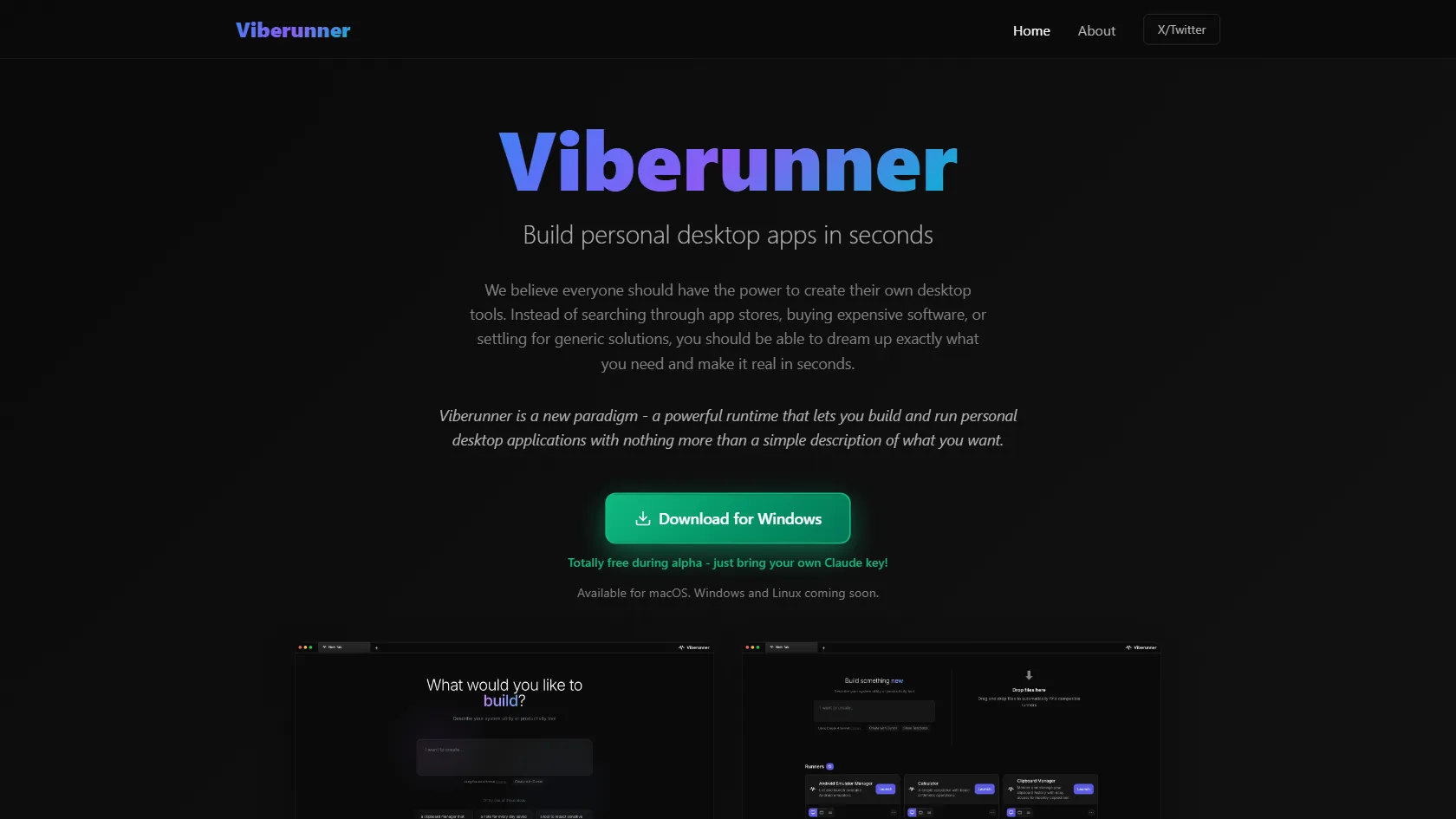 Viberunner screen shot