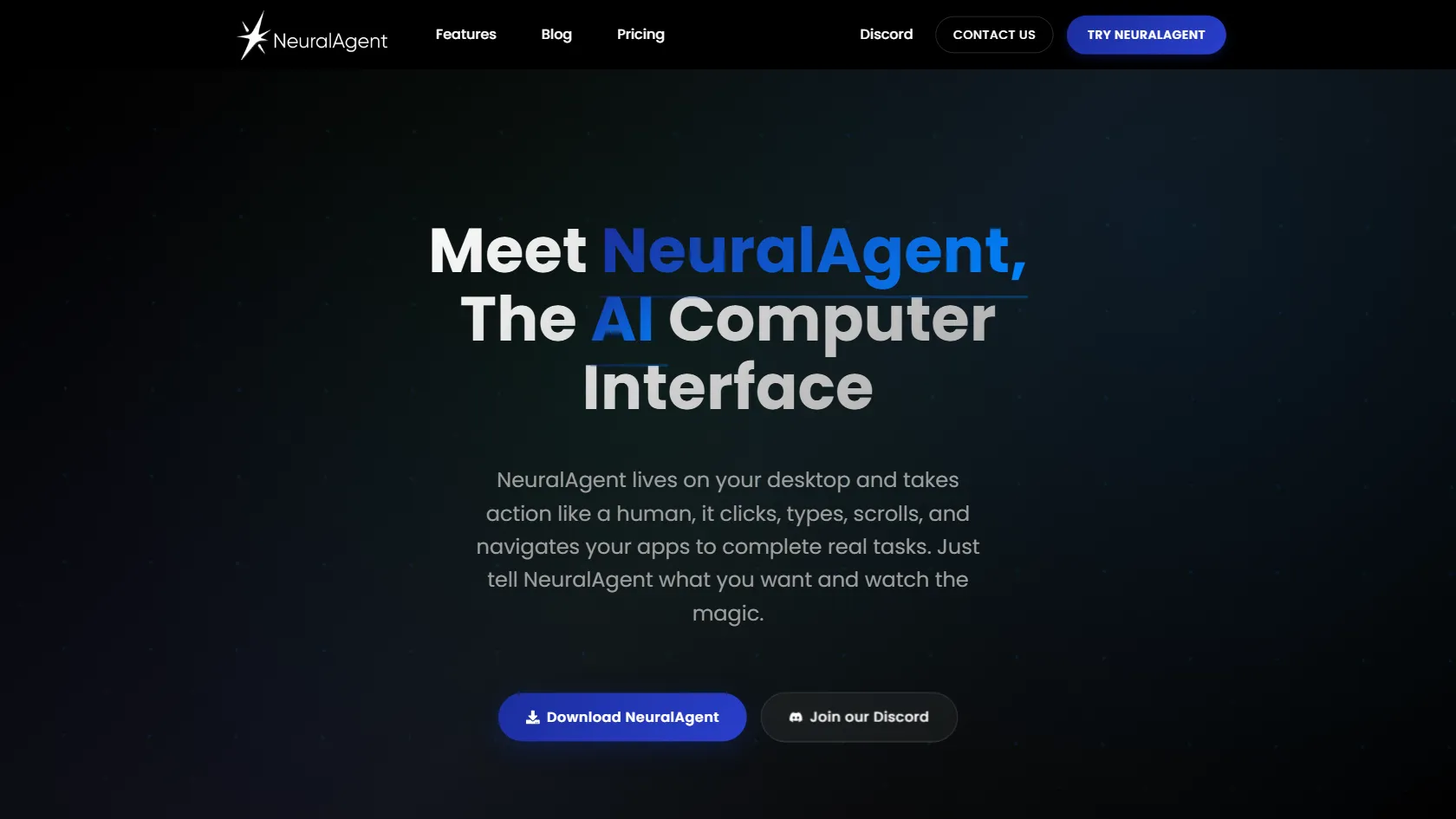 Screenshot or logo of NeuralAgent tool