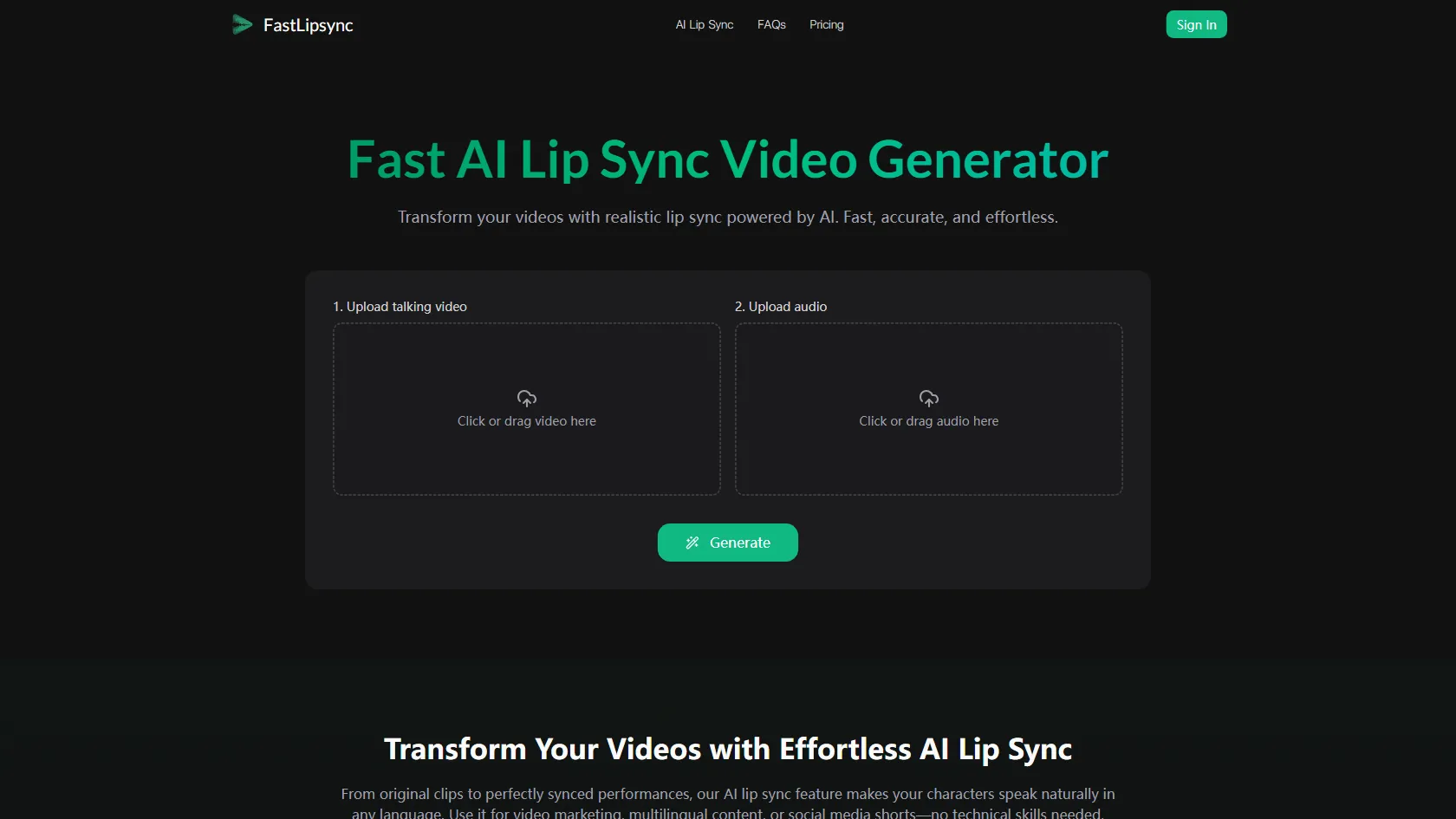 FastLipsync screen shot