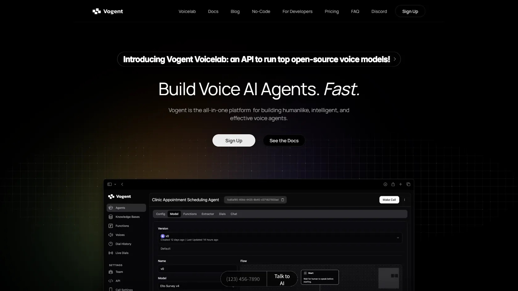 Vogent screen shot