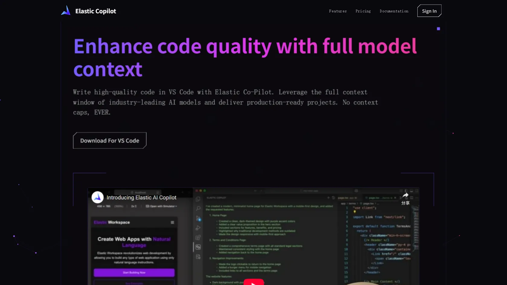 Elastic Copilot screen shot