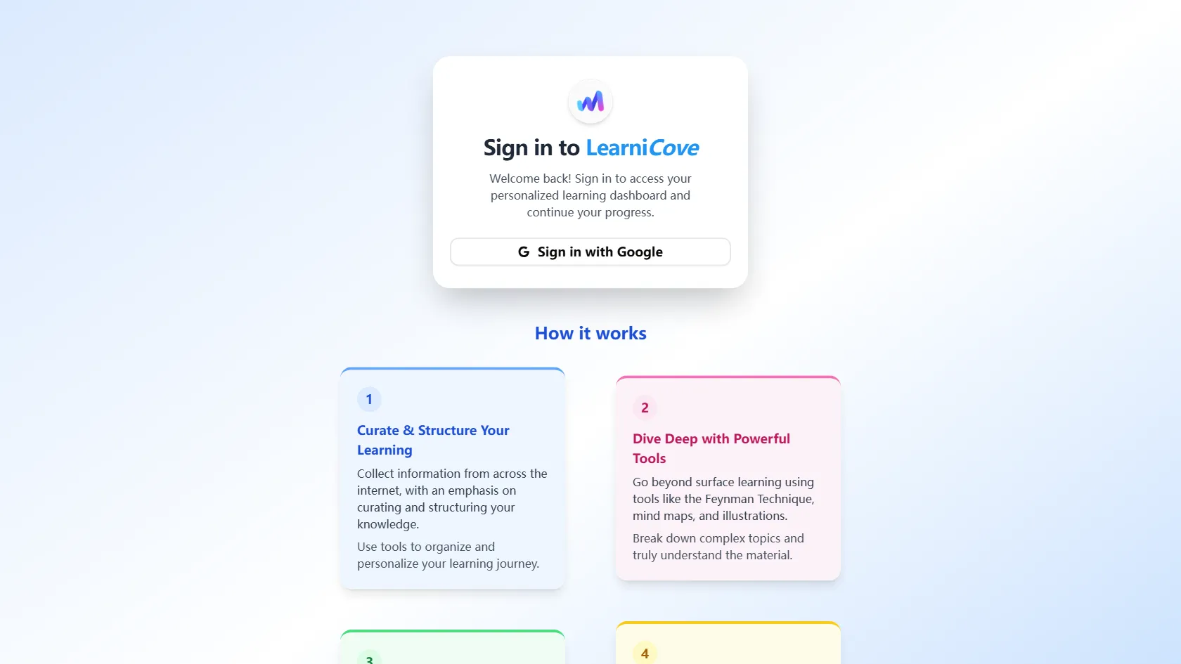 Screenshot or logo of Learnicove tool