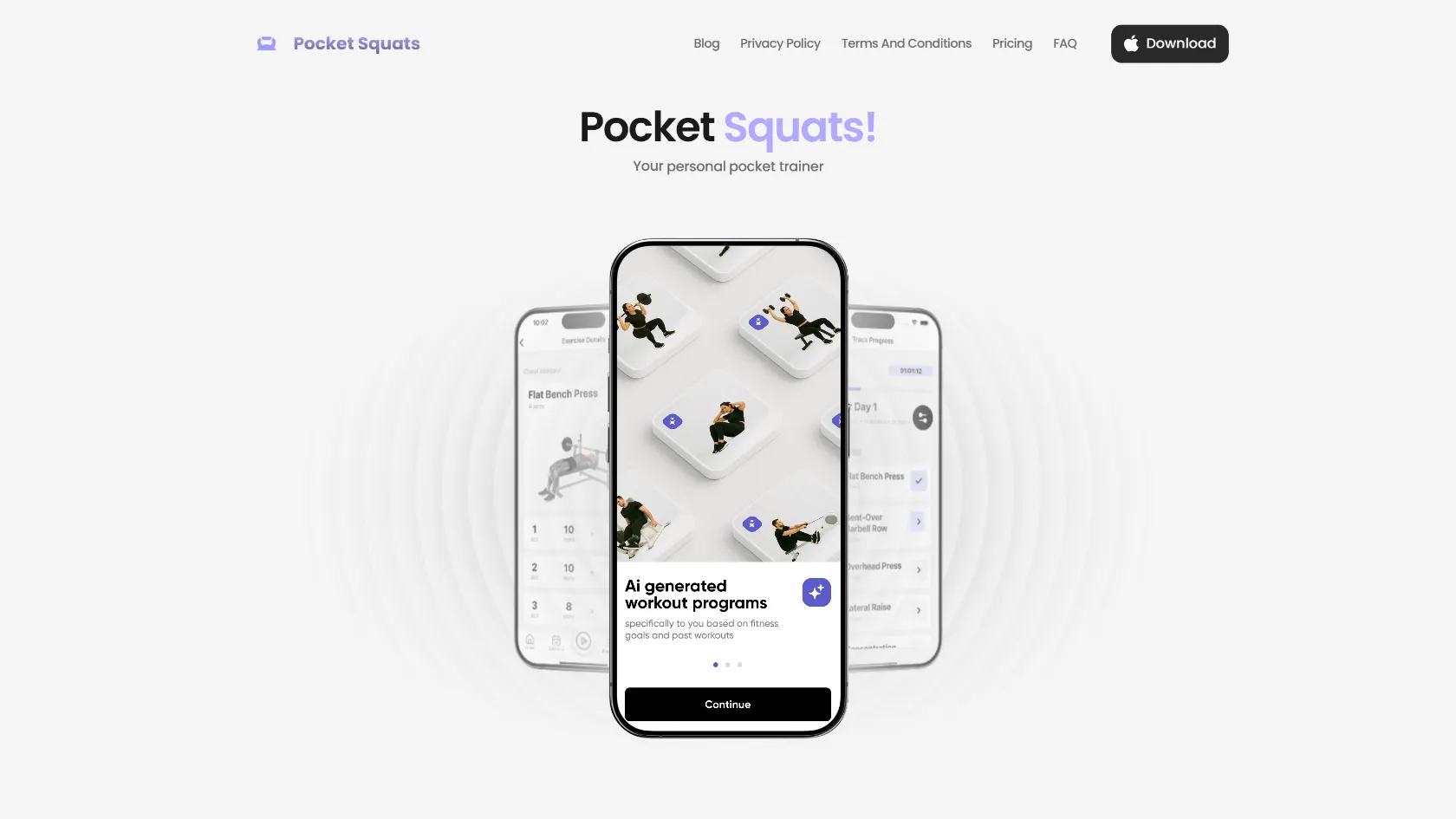 Pocket Squats screen shot