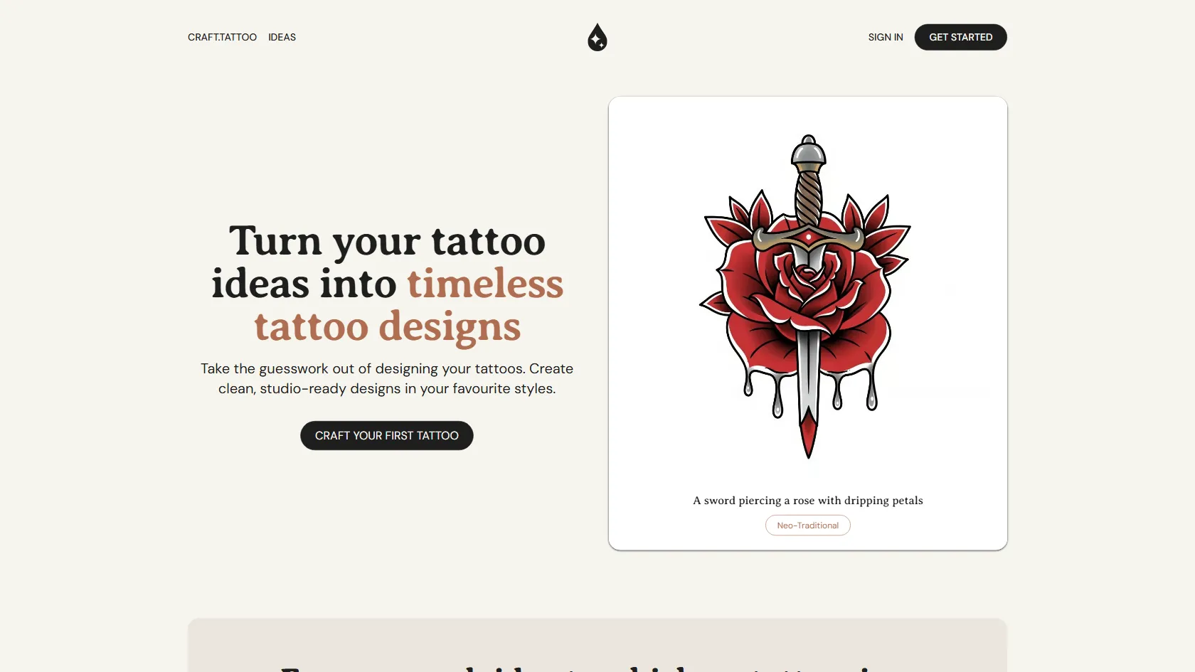 Craft Tattoo screen shot