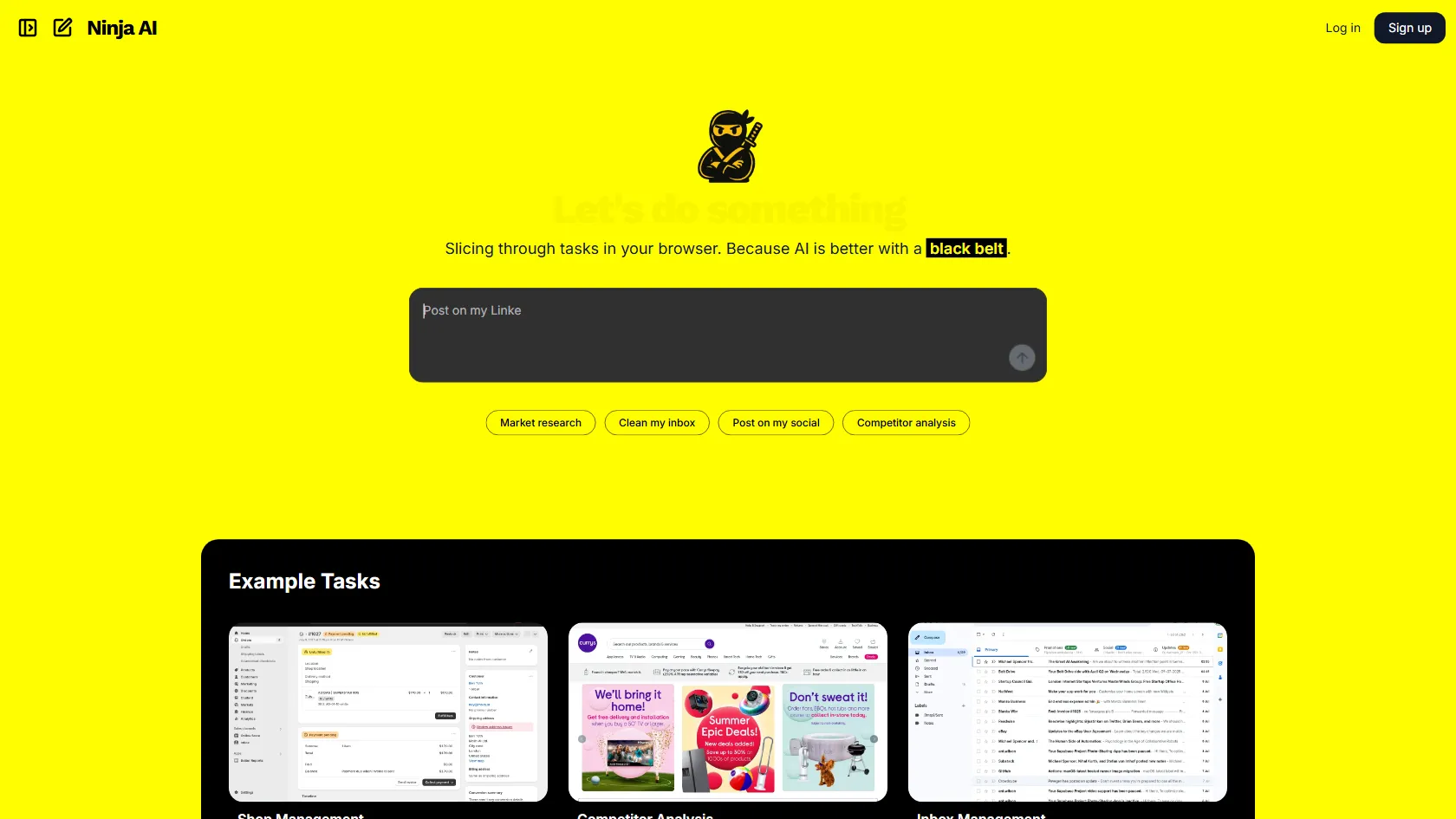 Ninja AI screen shot