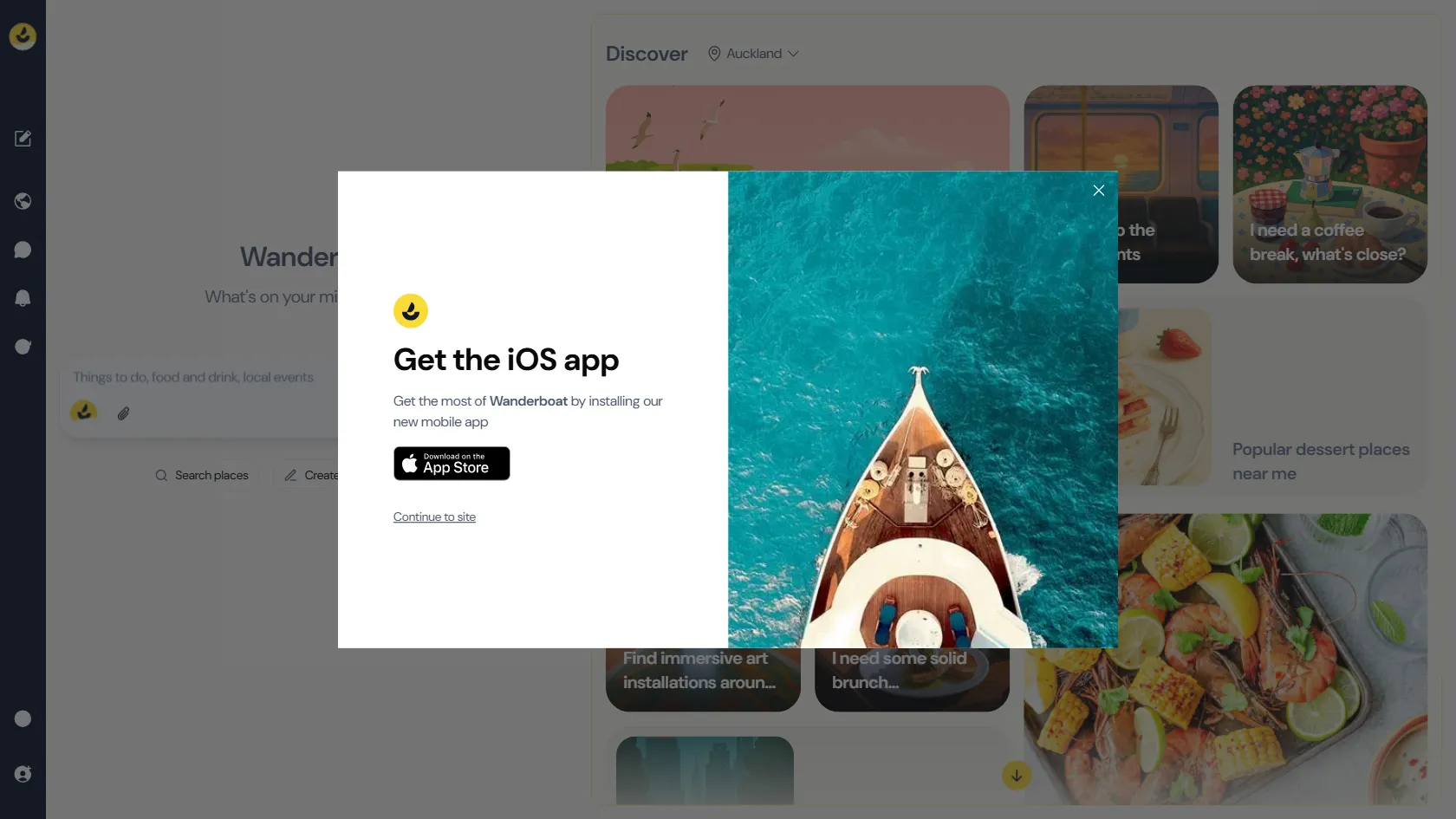 Wanderboat screen shot