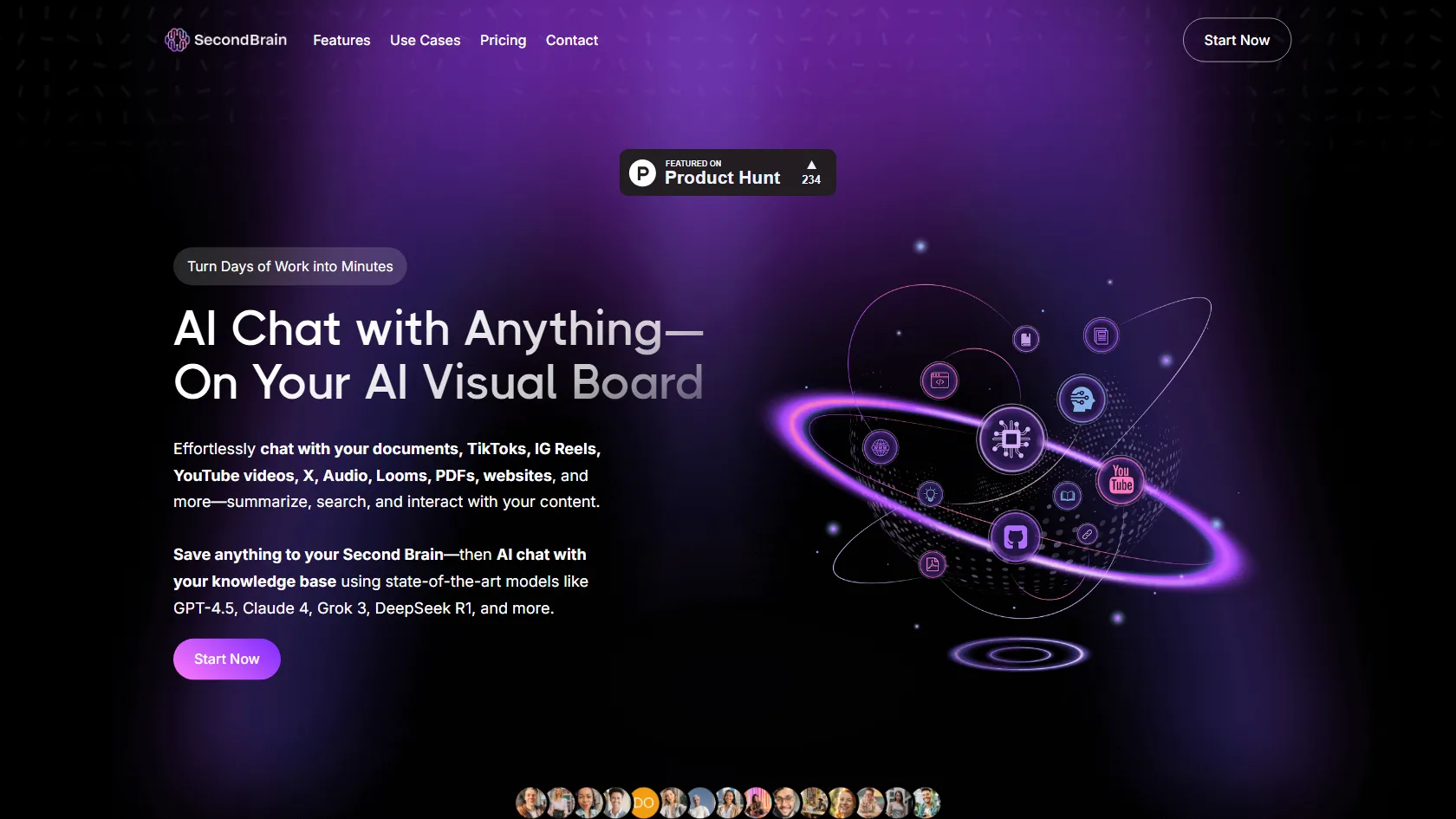 Second Brain AI screen shot