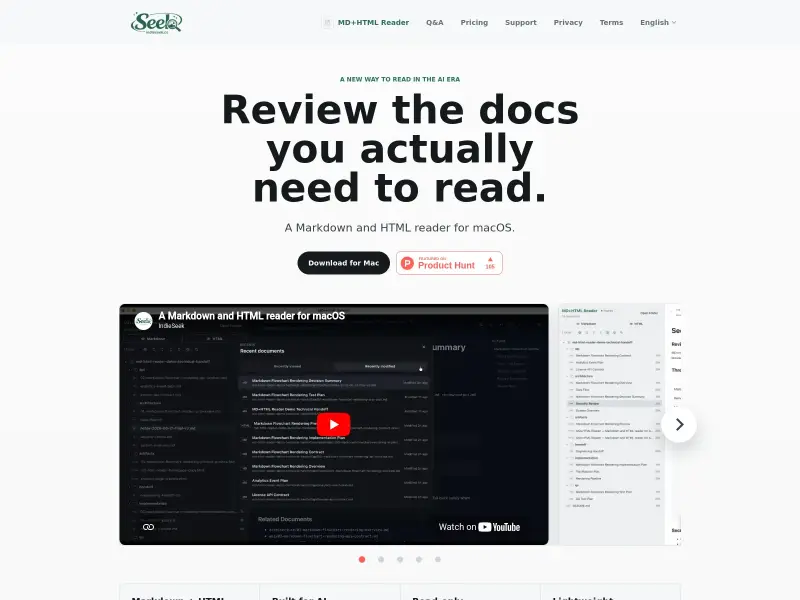 Screenshot or logo of MD+HTML Reader tool