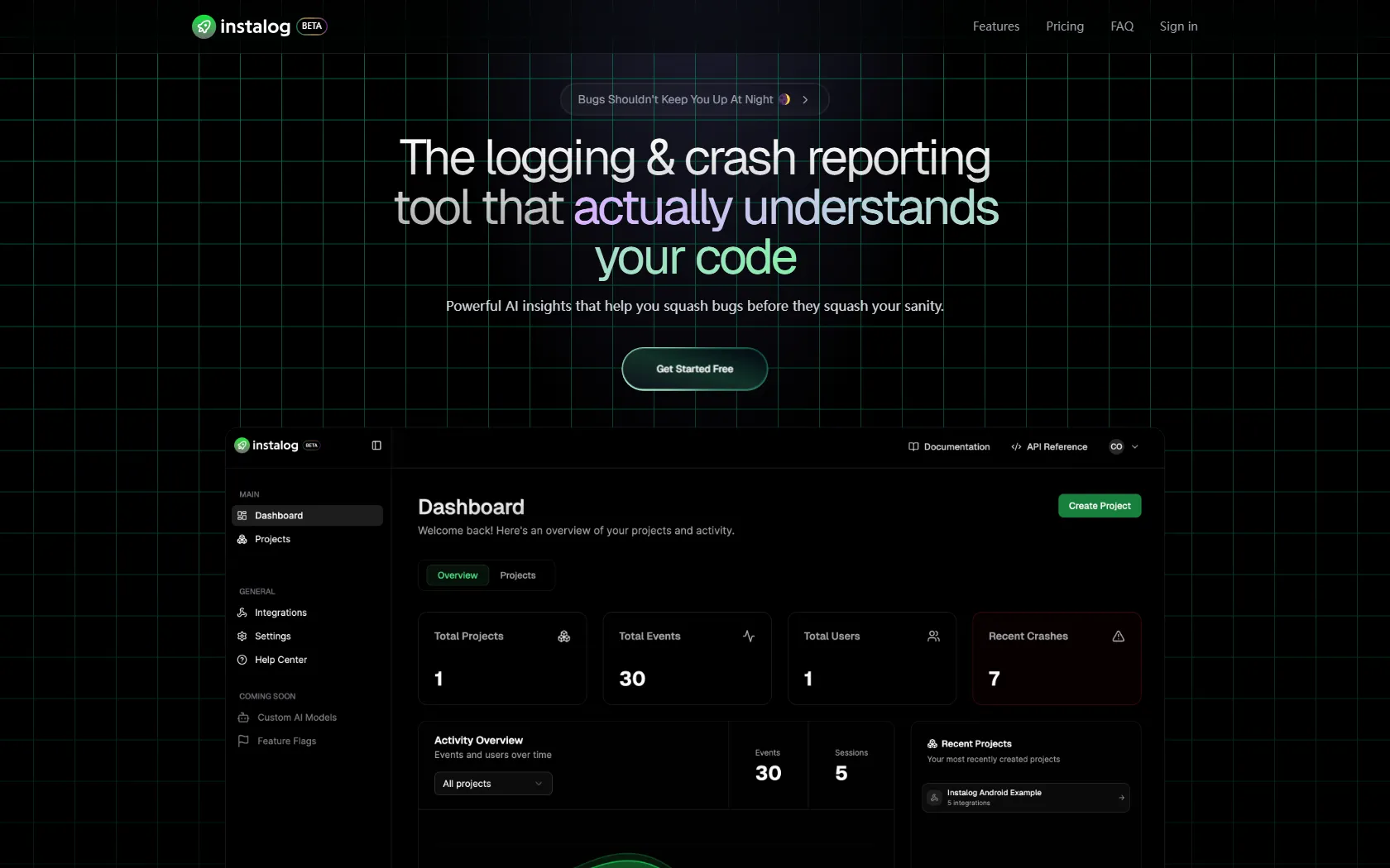 Screenshot or logo of Instalog tool