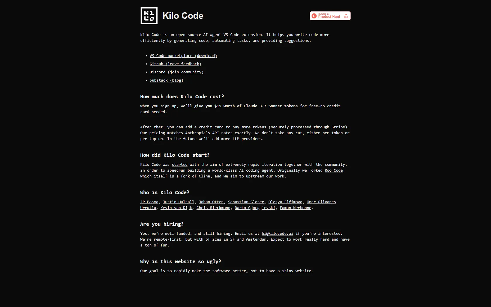 Screenshot or logo of Kilo Code tool