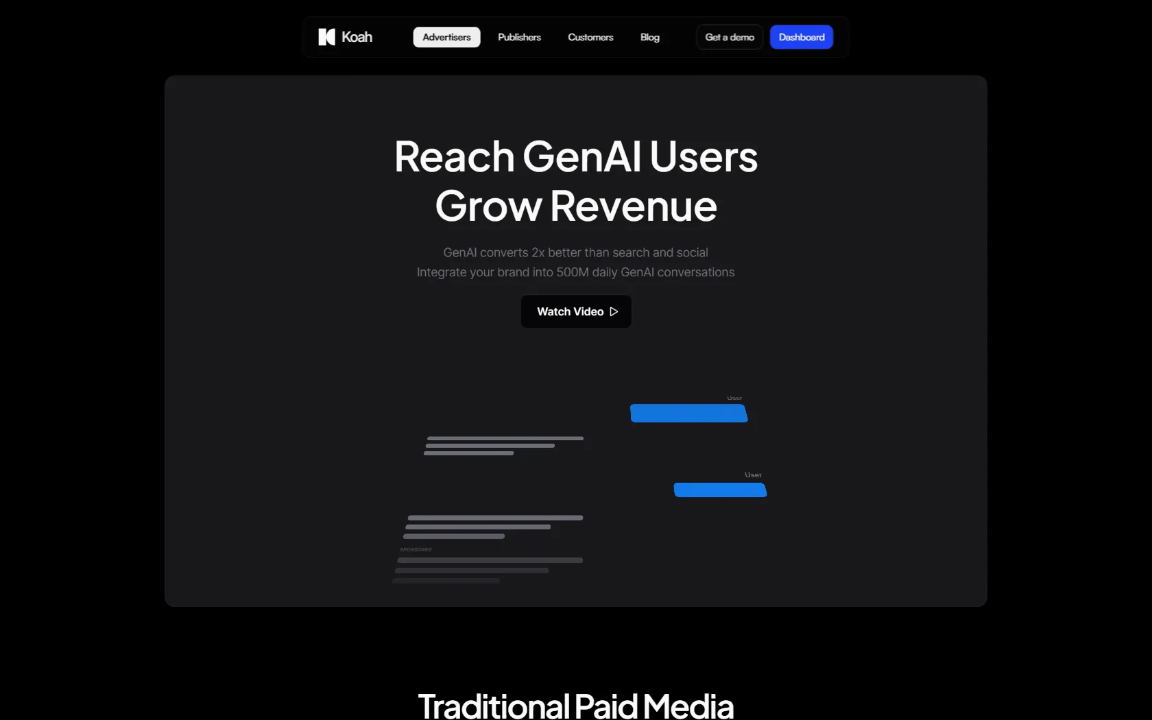 Screenshot or logo of Koah tool