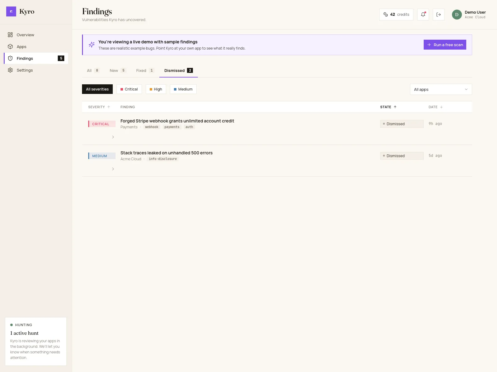 Kyro screen shot
