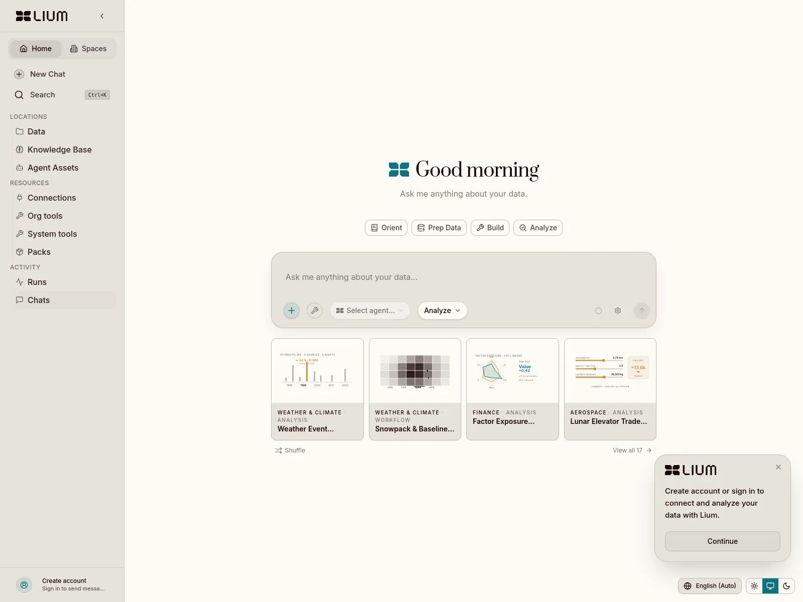 Lium screen shot