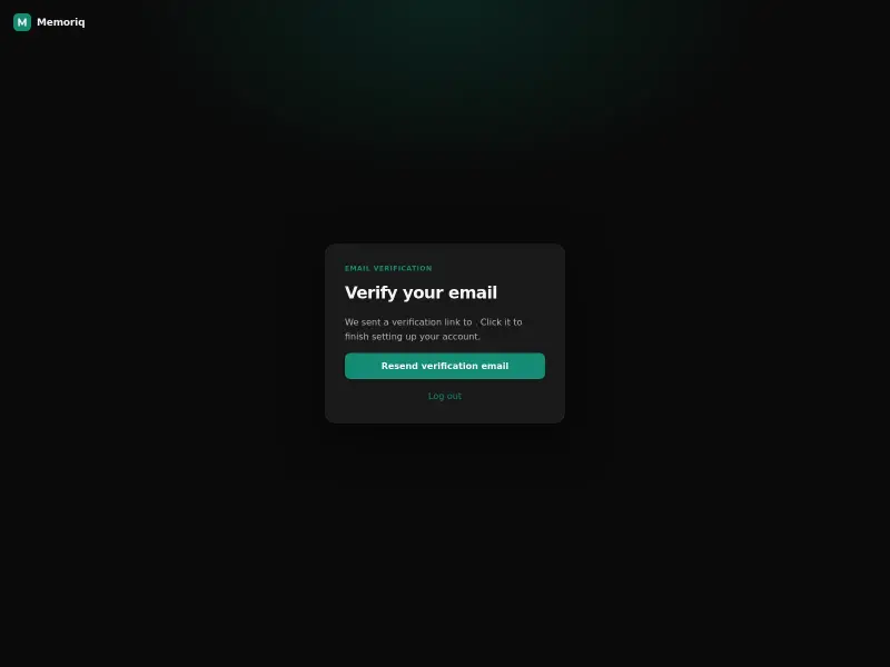 Screenshot or logo of Memoriq tool
